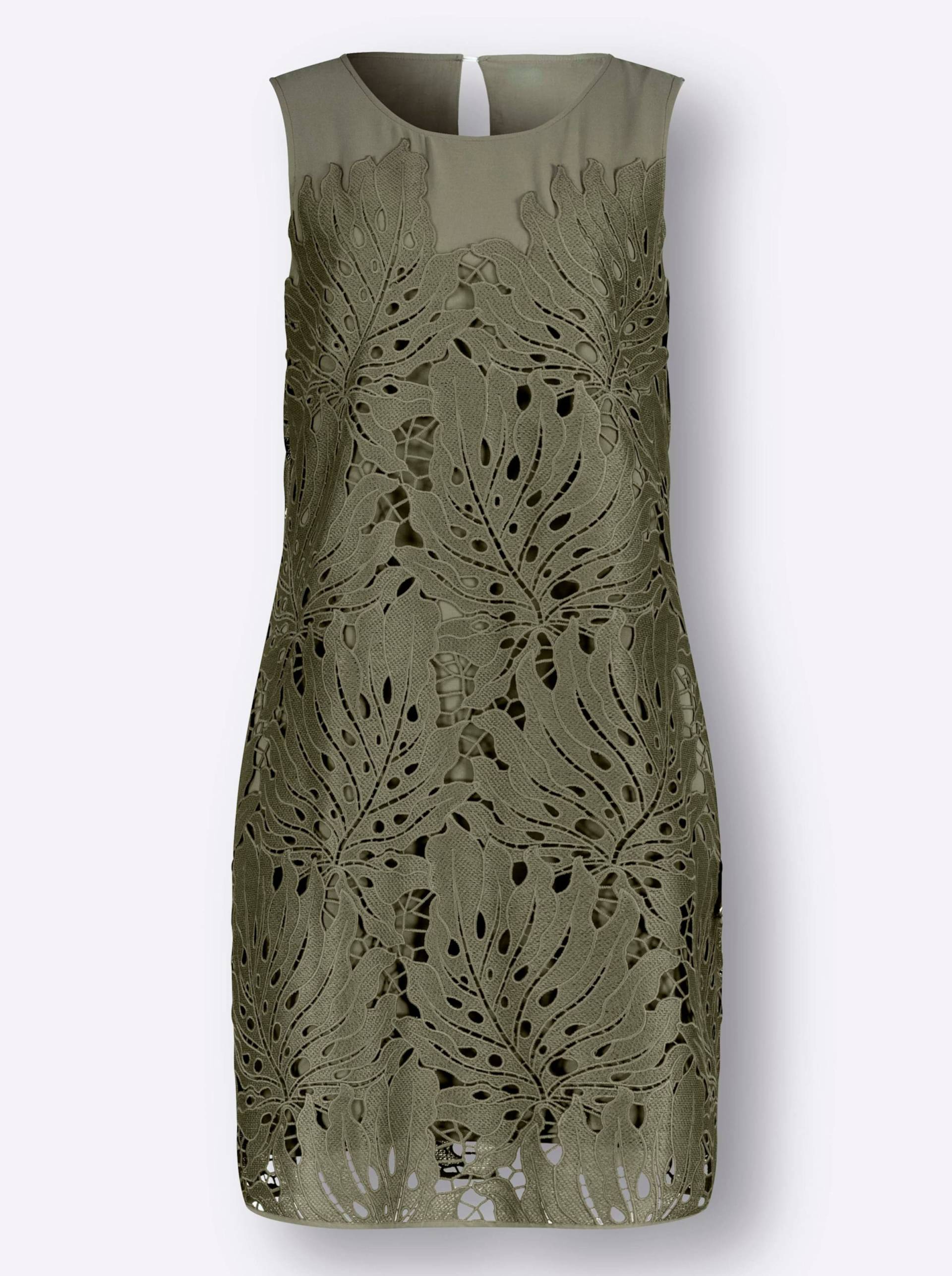 Kleid in khaki von heine