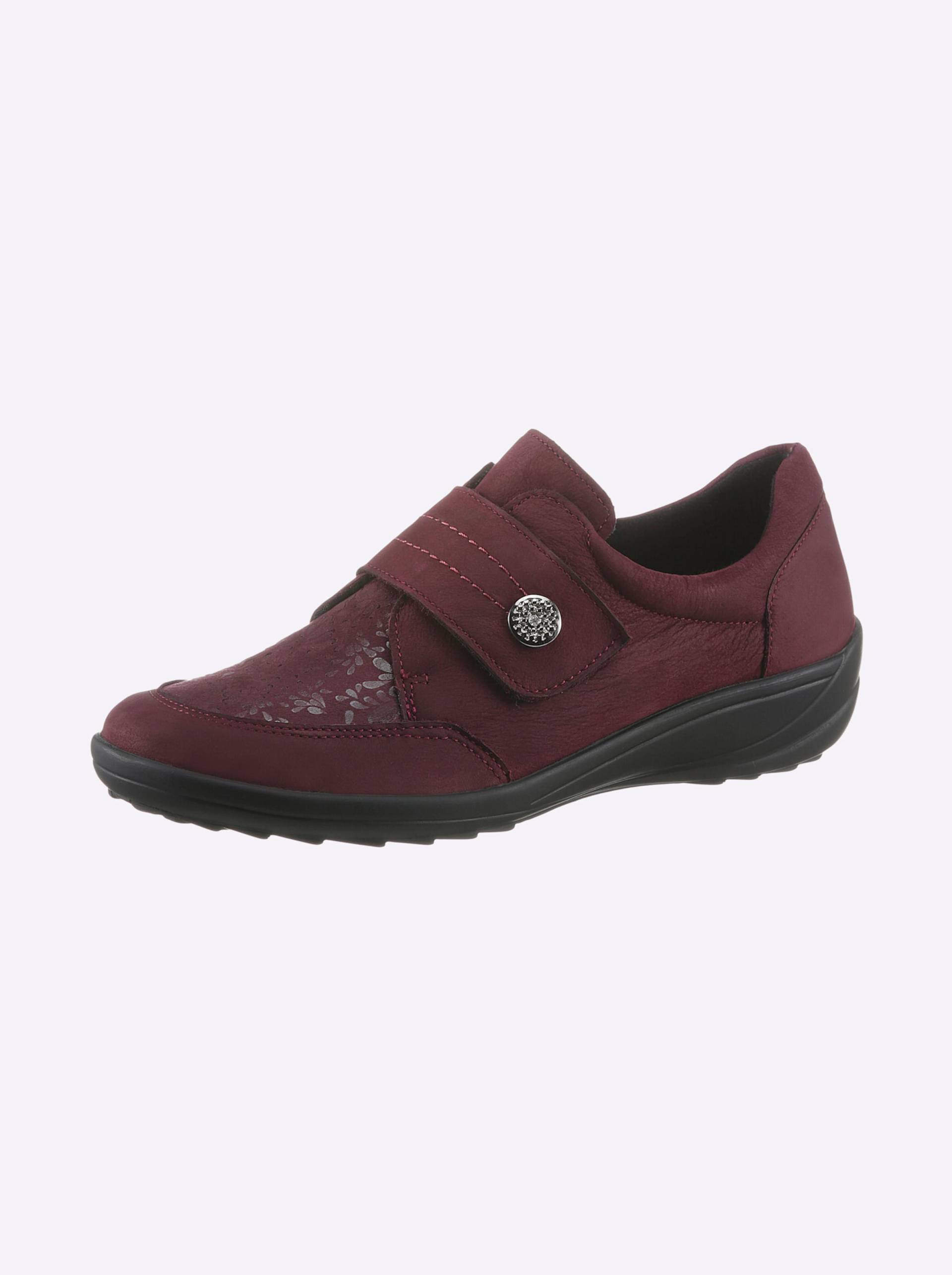 Klettschuh in bordeaux von airsoft comfort+