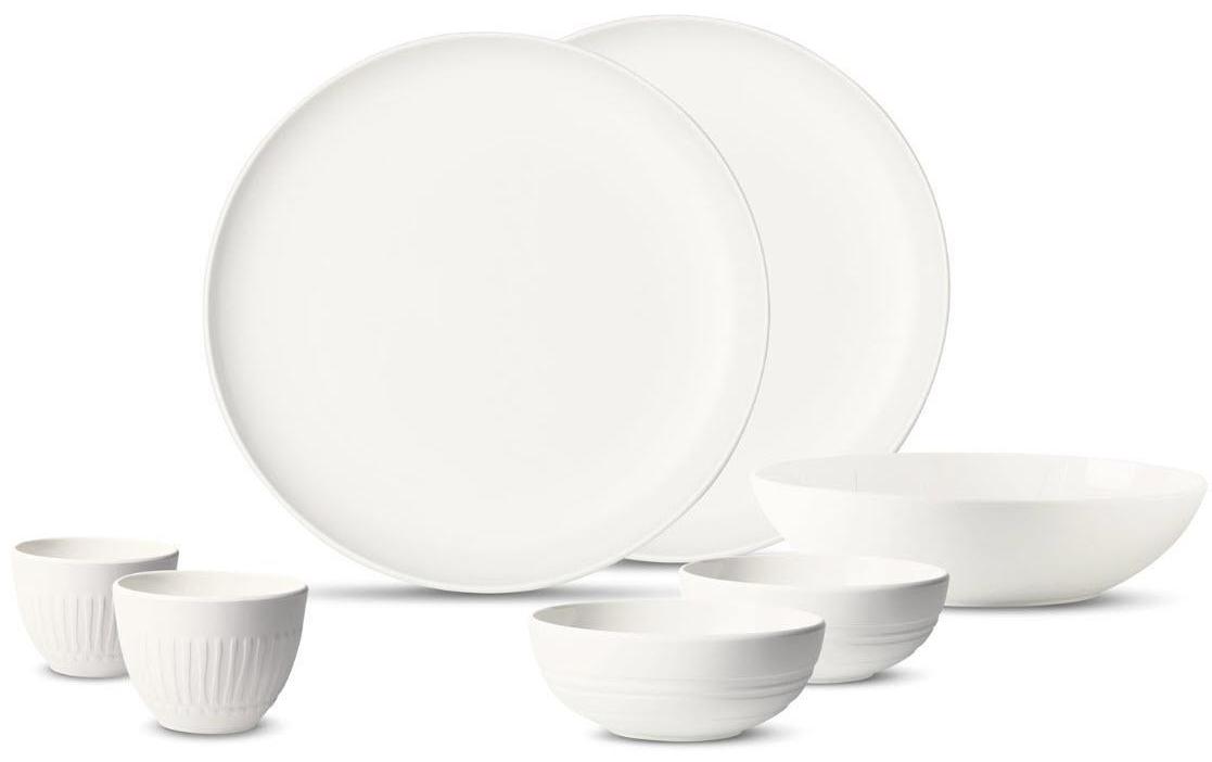 Villeroy & Boch Kombiservice »Its my match First Love Weiss, Set, 7-teilig«, (Set, 7 tlg.) von Villeroy & Boch