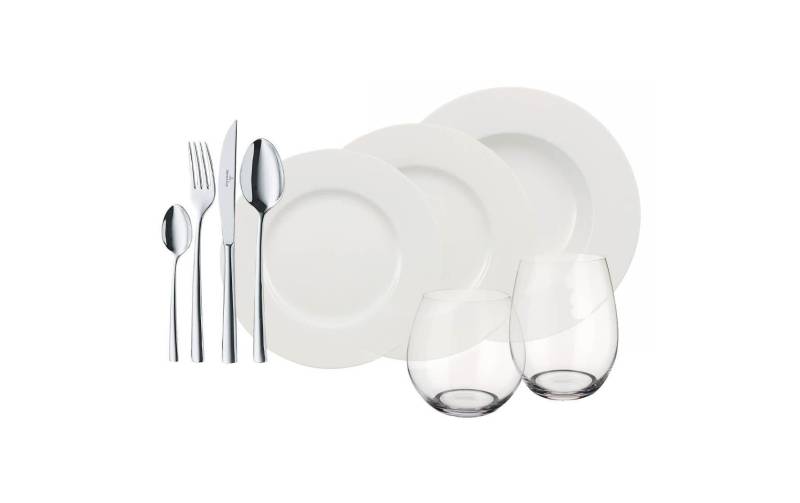 Villeroy & Boch Kombiservice »World 4 Friends 36-teilig, Weiss«, (Set, 36 tlg.) von Villeroy & Boch