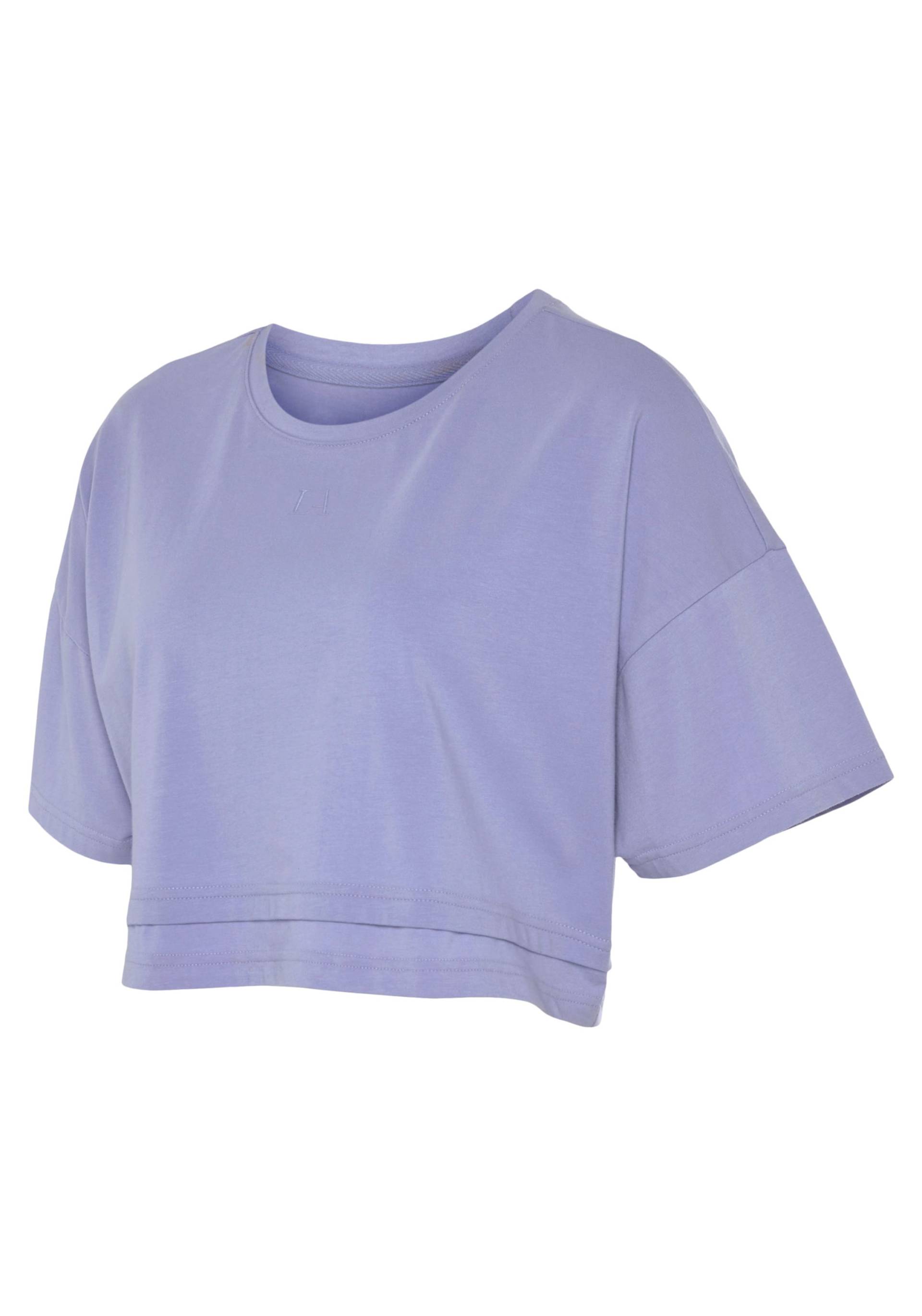 Kurzarmshirt in blau von LASCANA