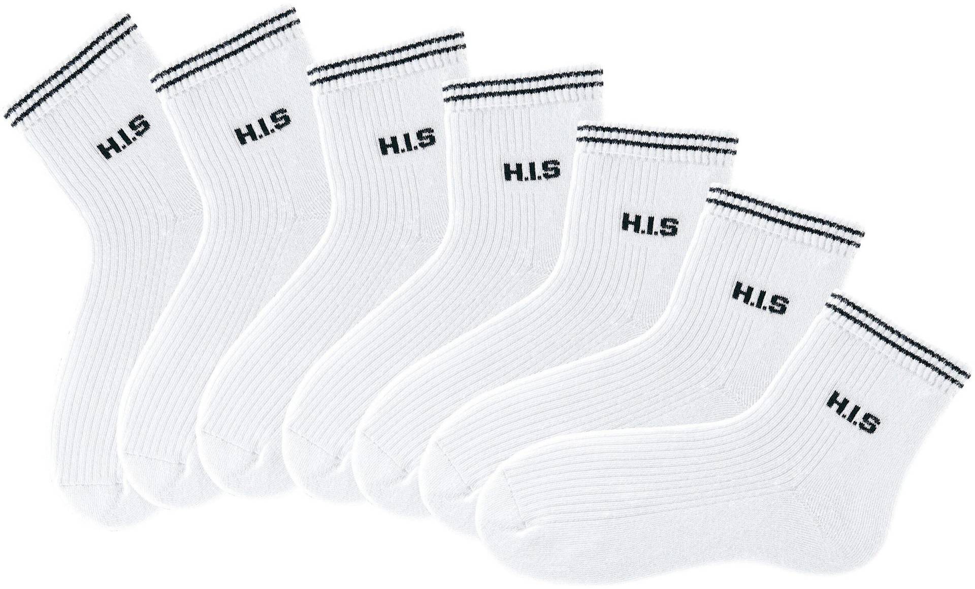 Kurzsocken in weiss von H.I.S