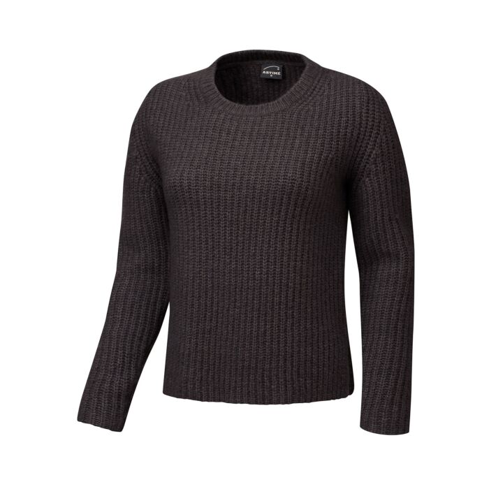 Kuschelig warmer Damen Pullover, schwarz von Artime