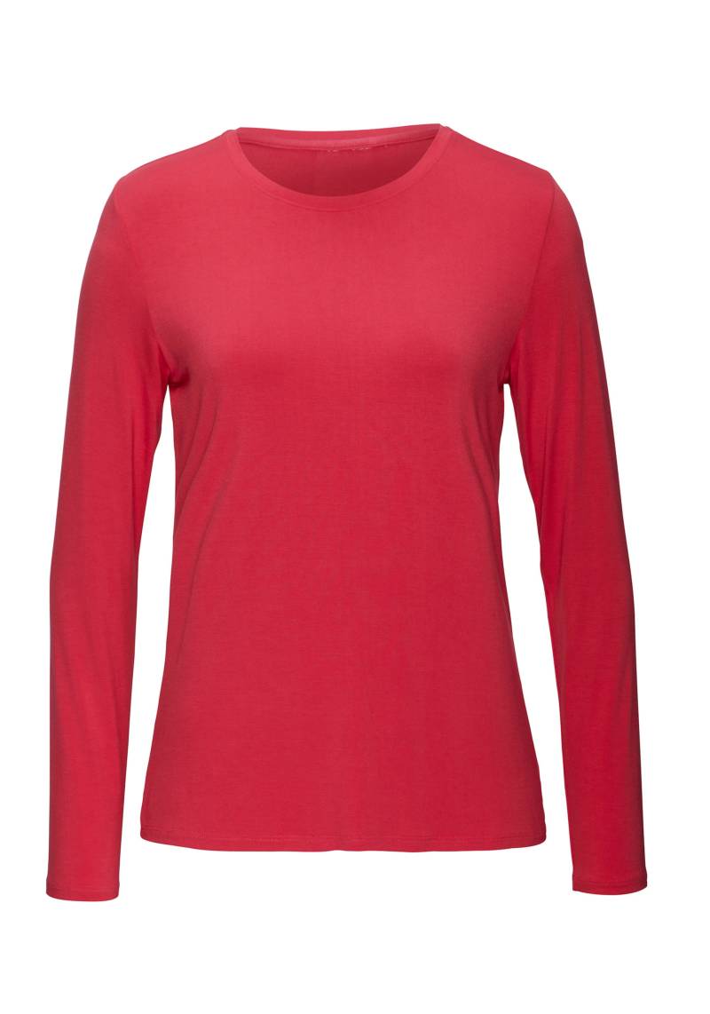 Langarmshirt in pink von LASCANA