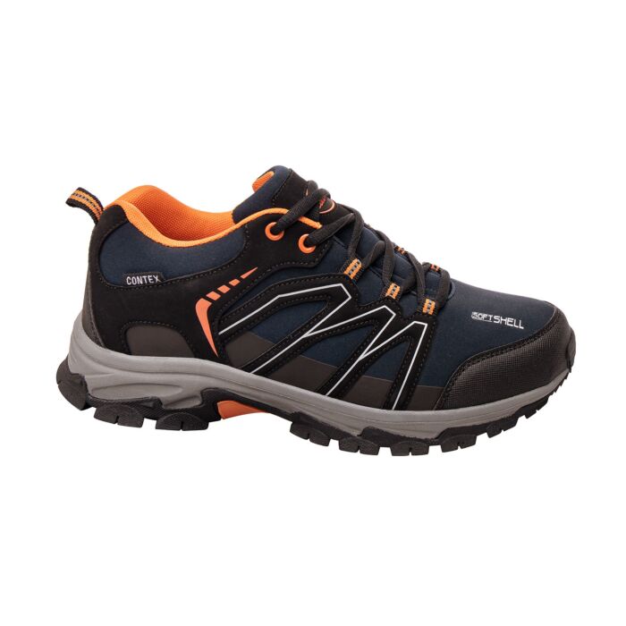 Lauf– und Wanderschuh mit Tex-Membrane für Damen und Herren marine-orange Lauf– und Wanderschuh mit Tex-Membrane für Damen und Herren marine-orange von Zoth