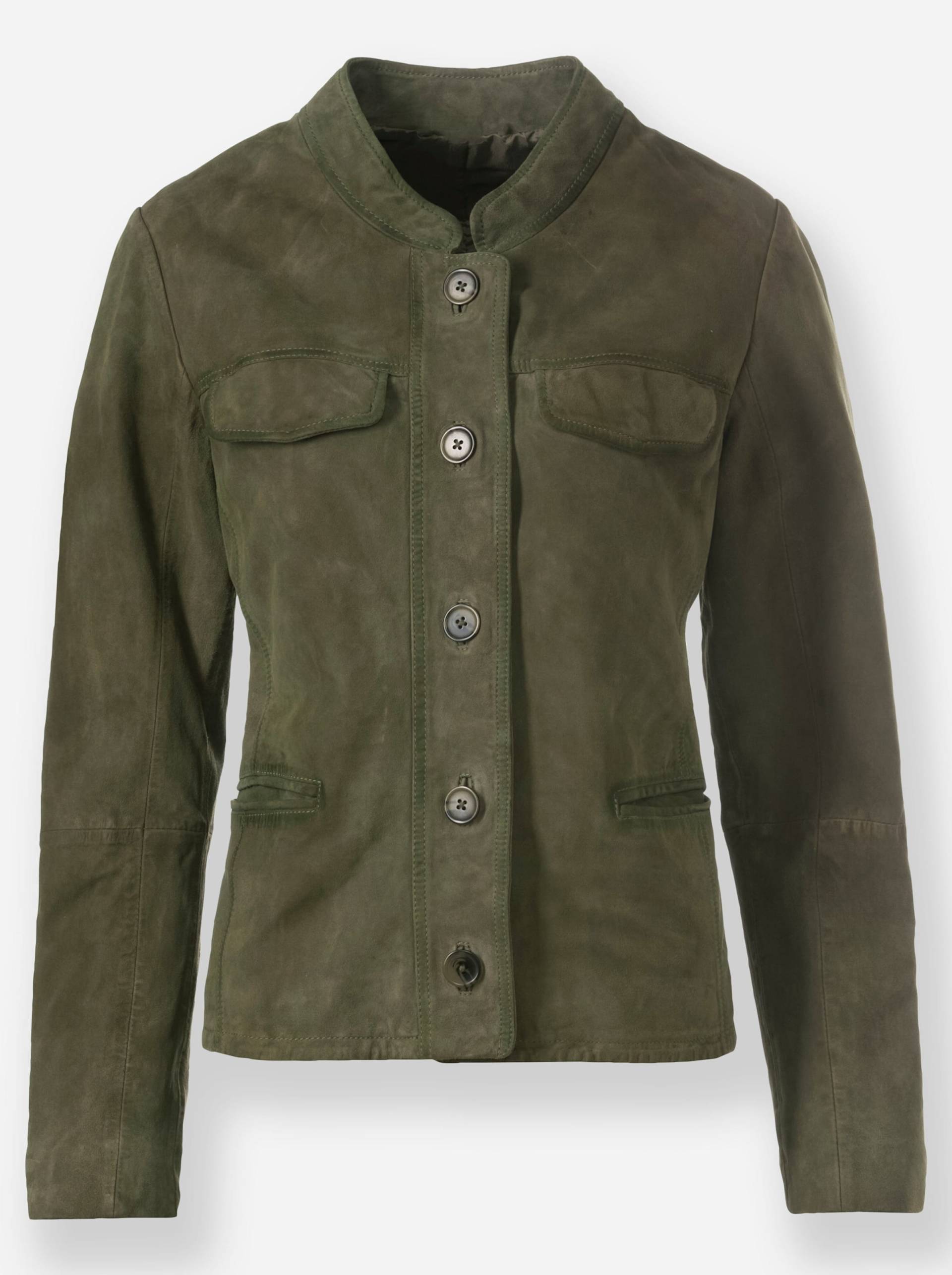 Leder-Jacke