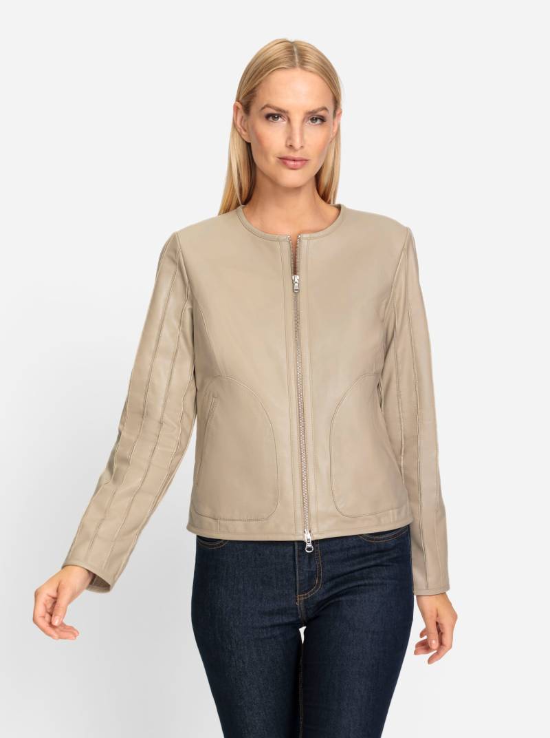 Leder-Jacke