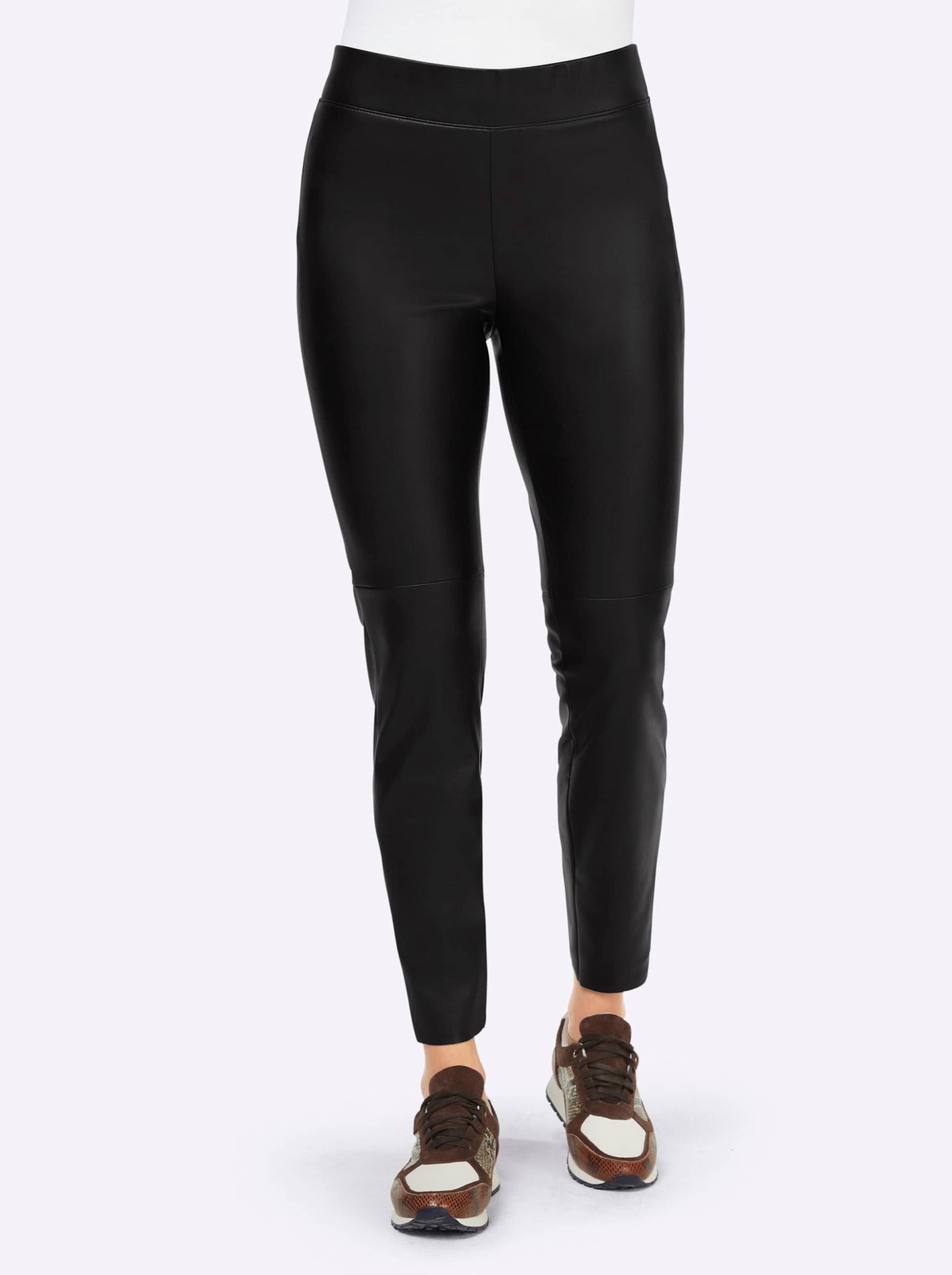 Lederimitat-Leggings