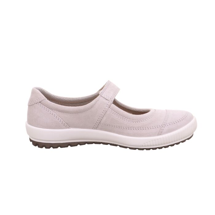 Legero Mary Jane Schlupfschuh für Damen aus Veloursleder hellgrau Legero Mary Jane Schlupfschuh für Damen aus Veloursleder hellgrau von Legero