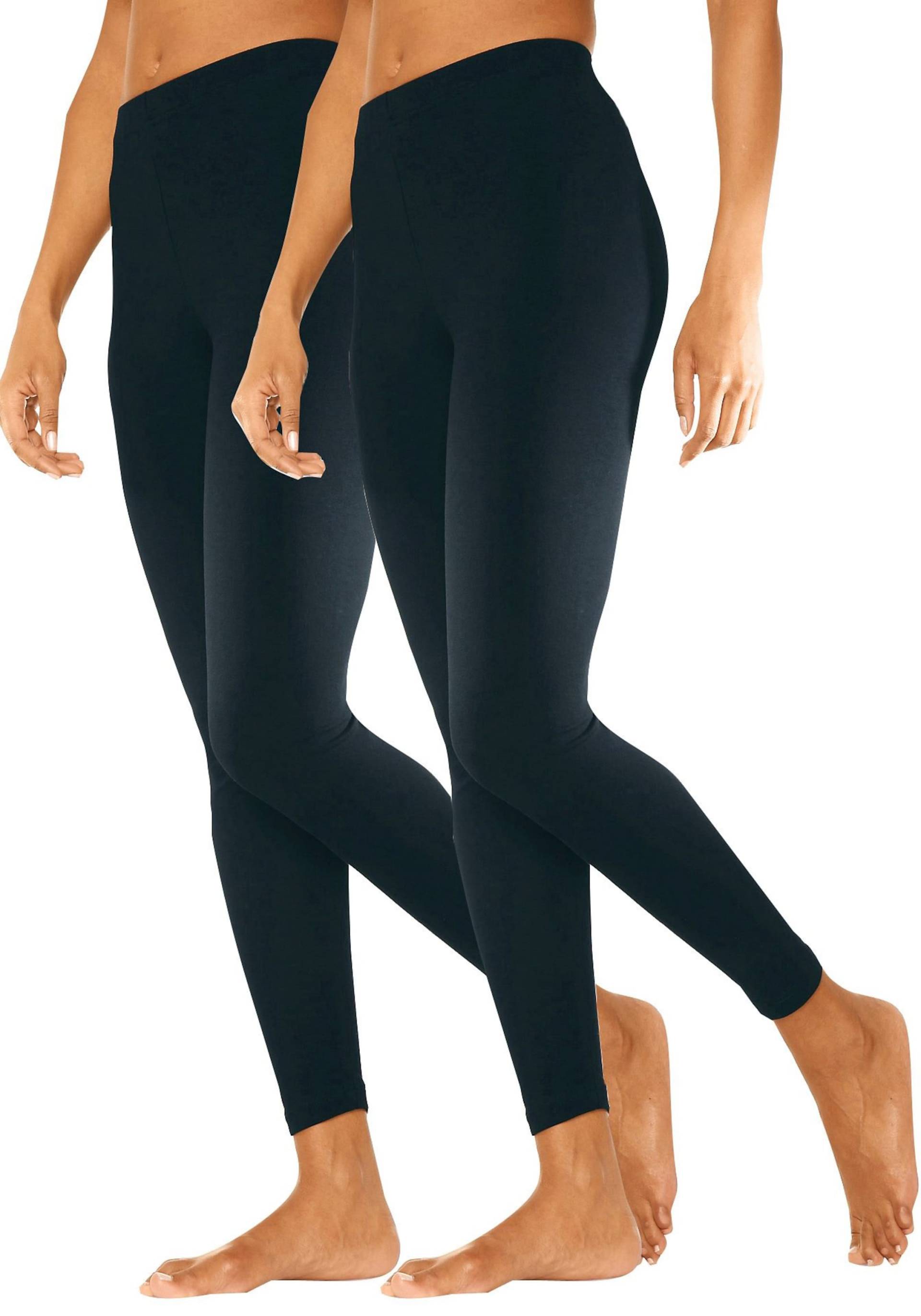 Leggings in schwarz von heine