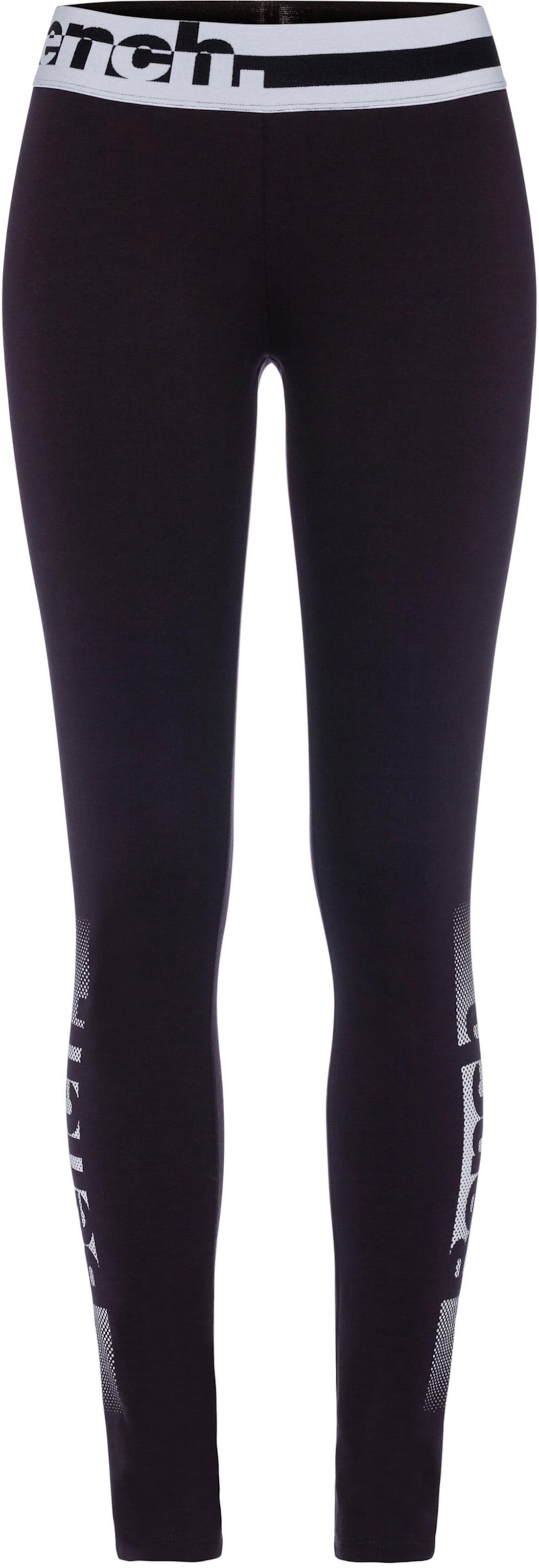 Leggings in schwarz-weiss von Bench.