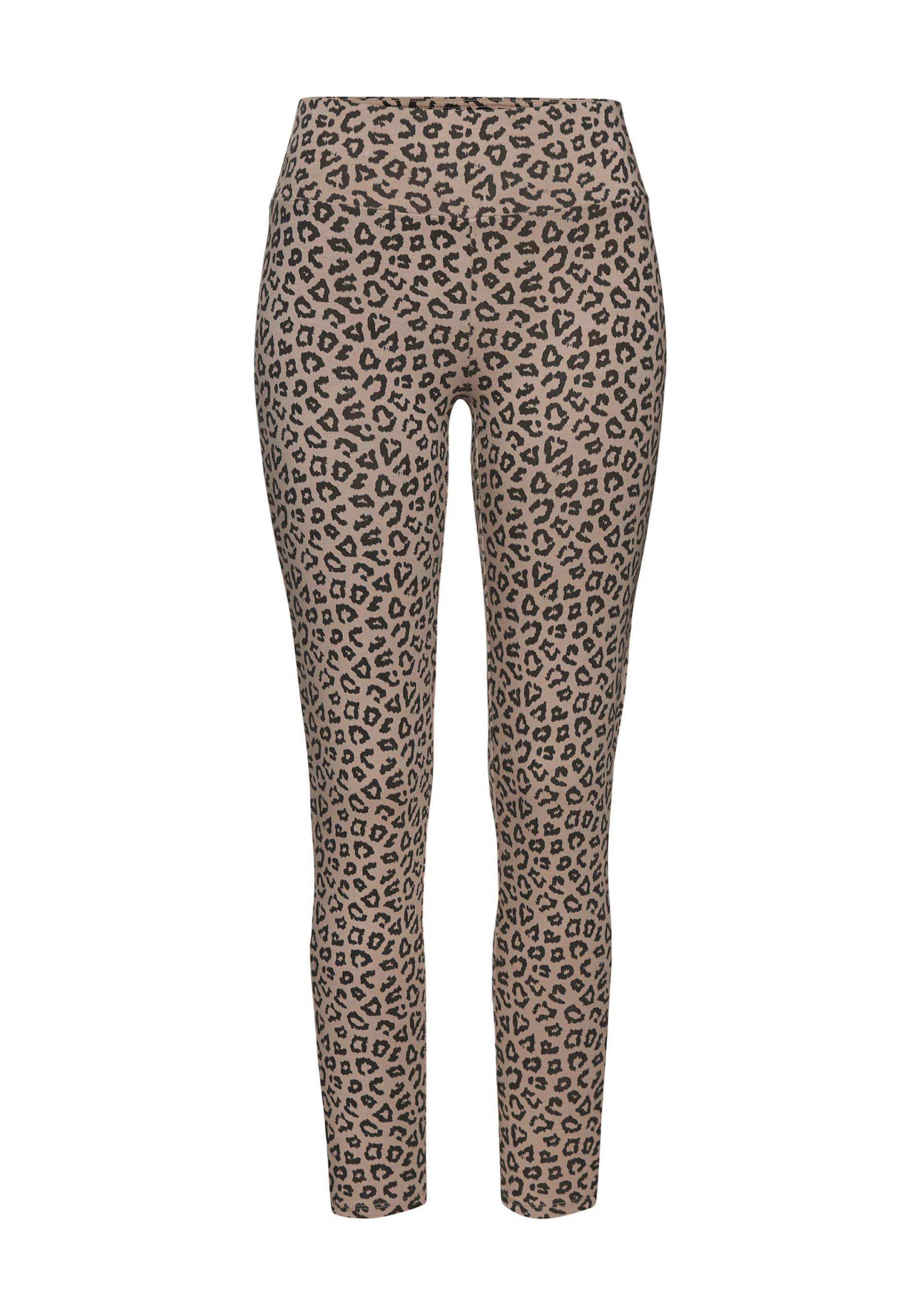 Leggings in taupe-leo von LASCANA