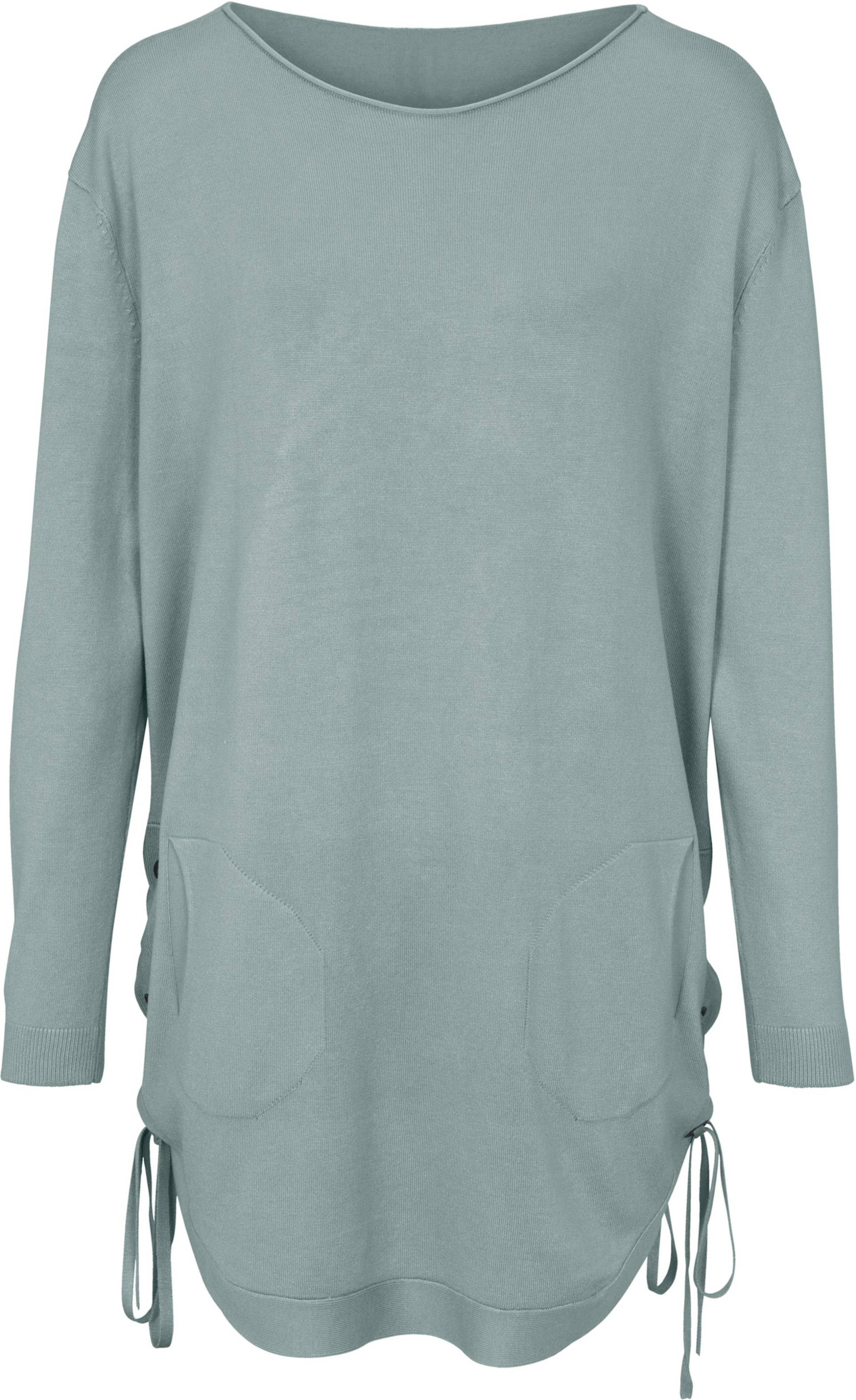 Longpullover in mint von heine