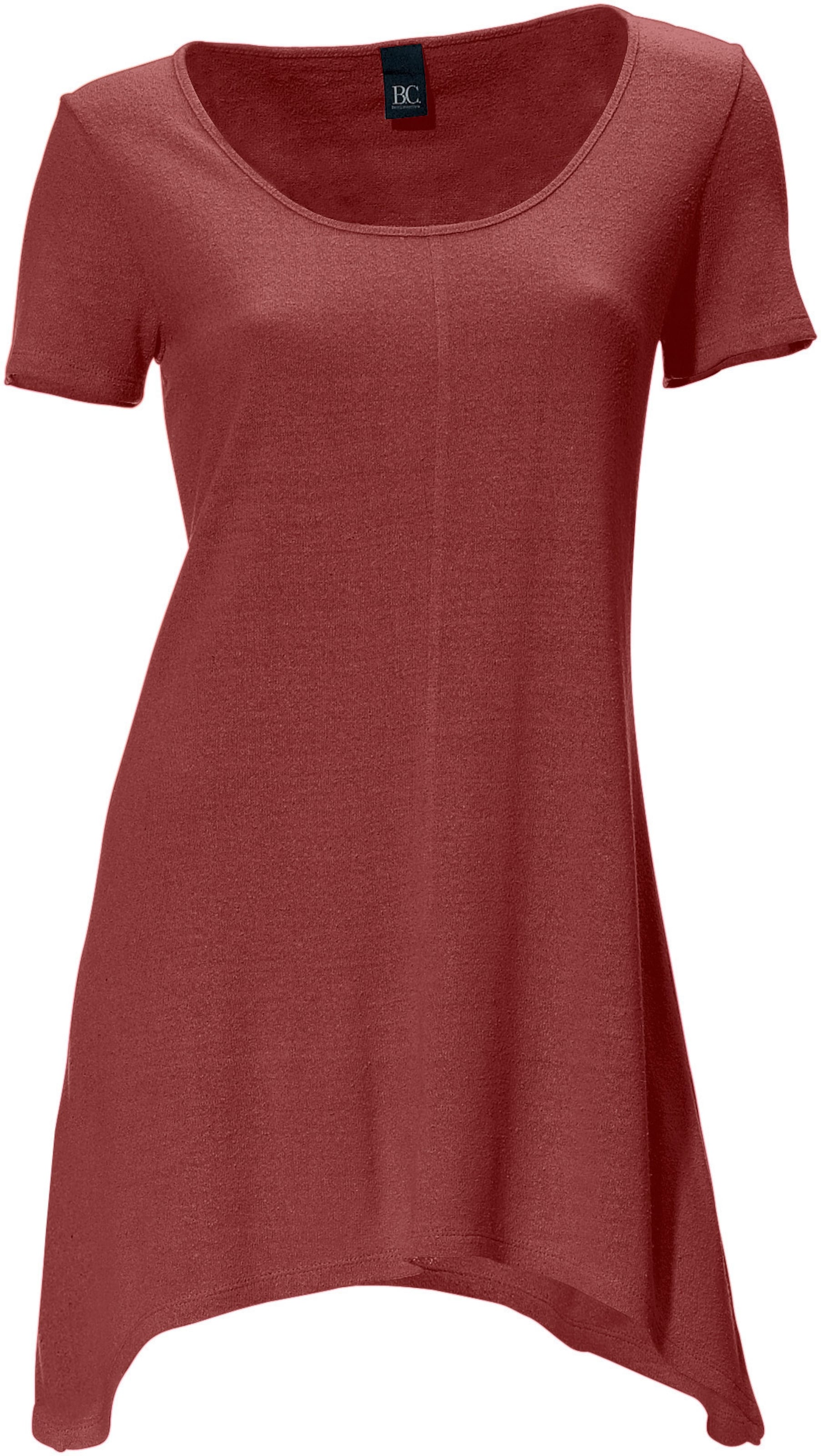 Longshirt in rot von heine