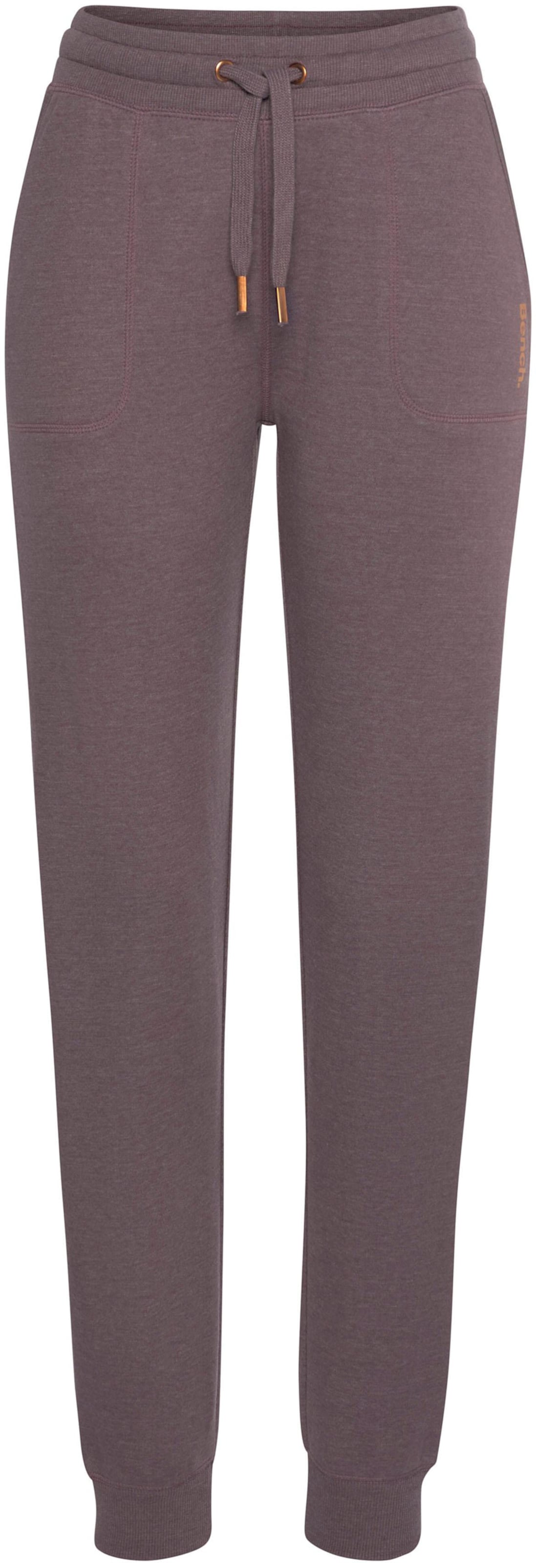 Loungehose in mauve-meliert von heine