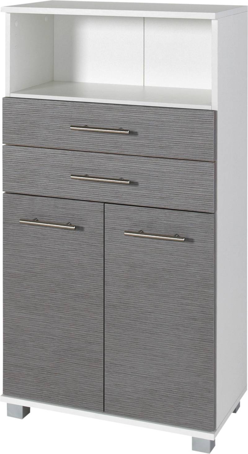 welltime Midischrank »Emmi, Breite 59 cm«, 2 Türen, Metallbeschläge von welltime