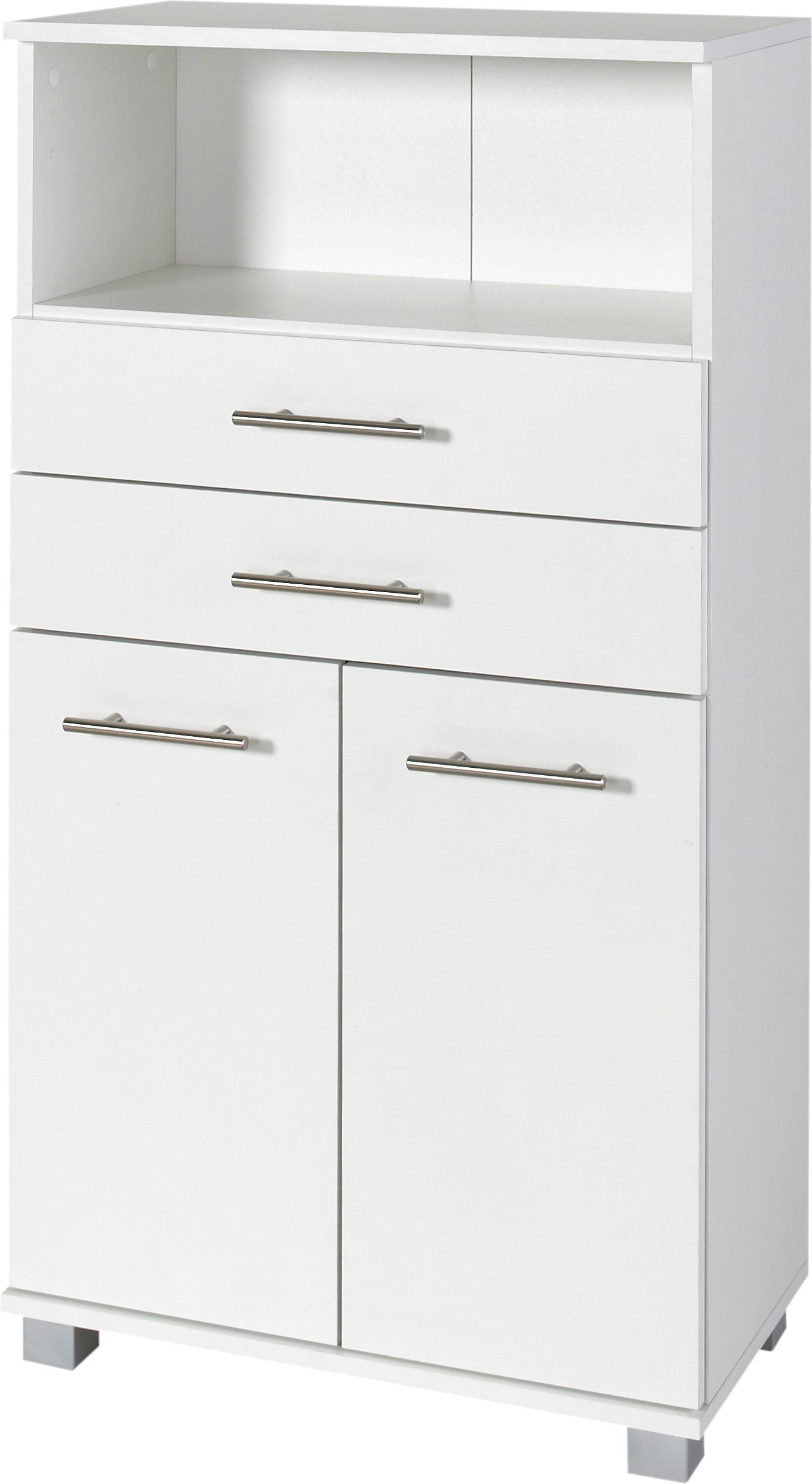 welltime Midischrank »Palermo, Breite 60 cm made in Germany«, Metallbeschläge von welltime