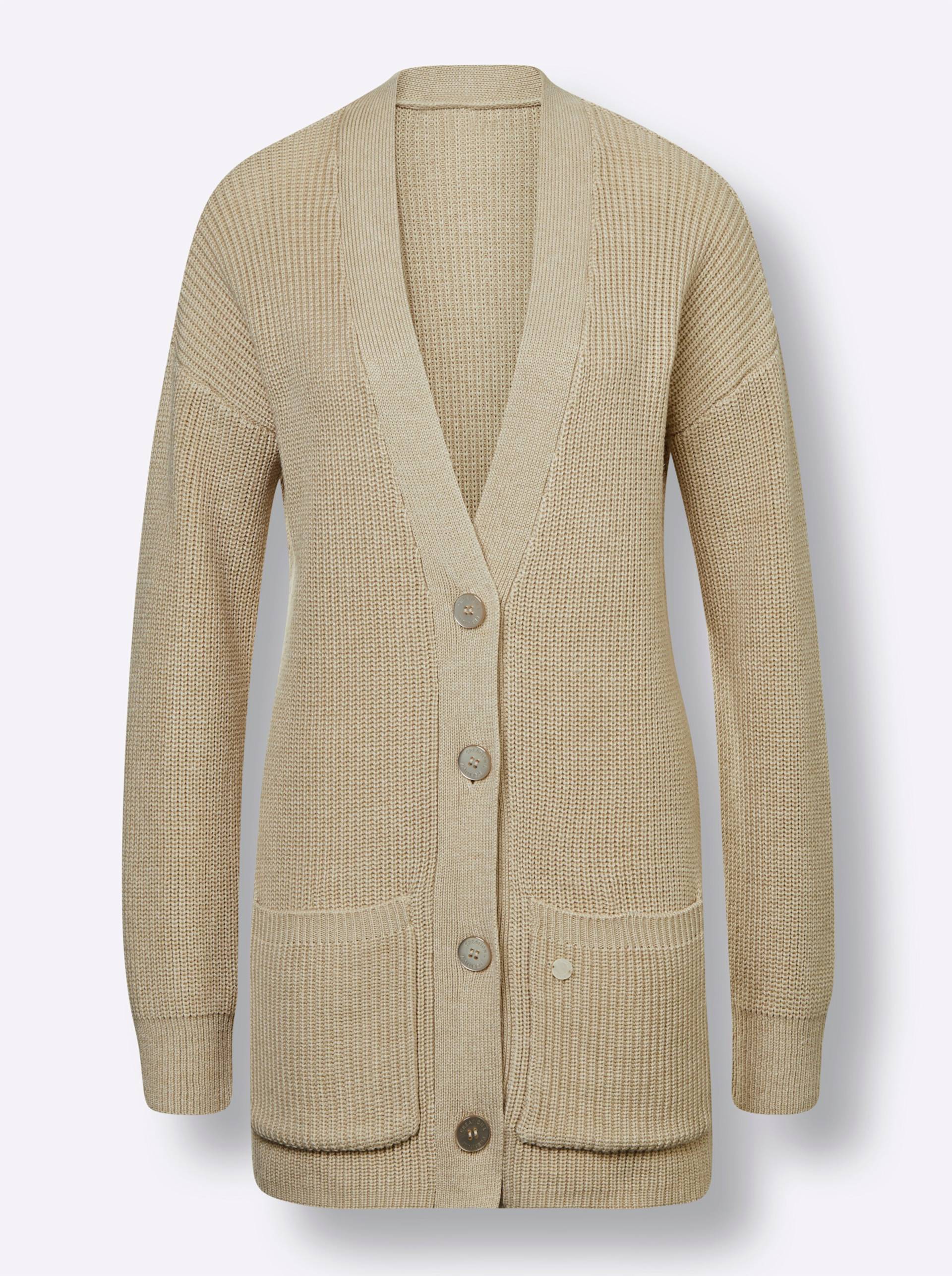 Modal-Polyamid-Strickjacke Modal-Polyamid-Strickjacke