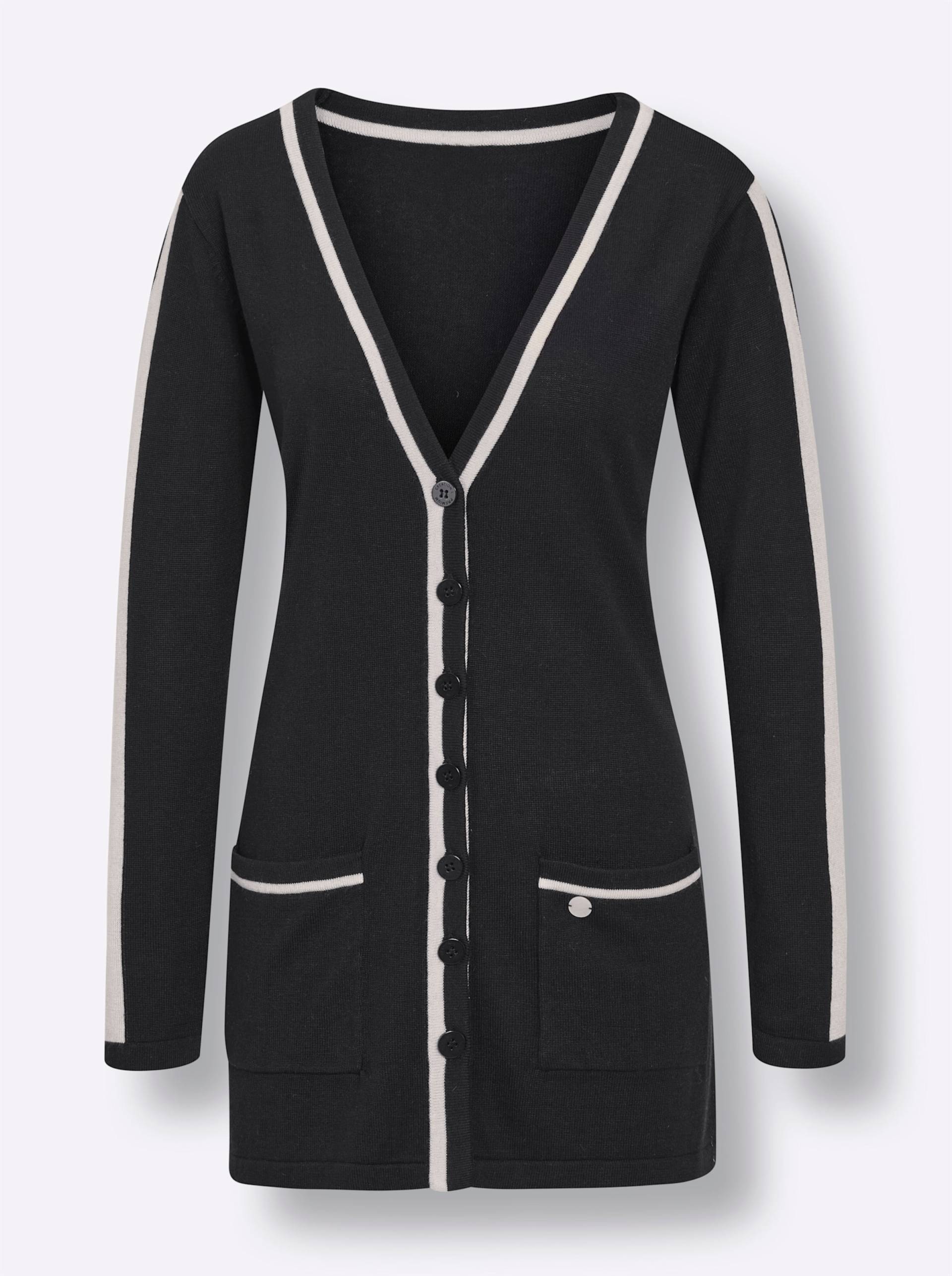 Modal-Seiden-Strickjacke Modal-Seiden-Strickjacke