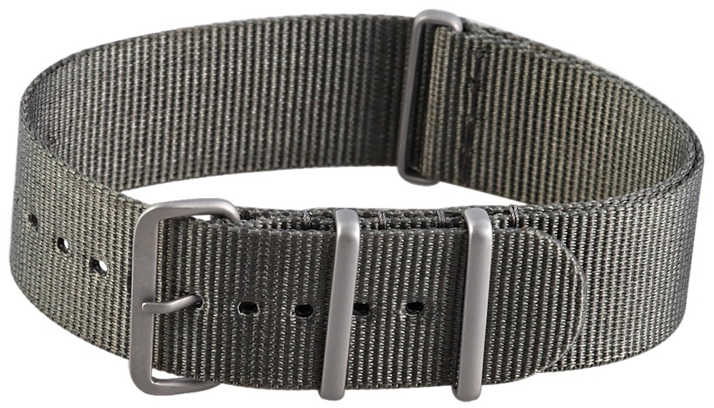 Natoarmband 22mm in grau Military Nato Band Nato Armband von Zeitlos