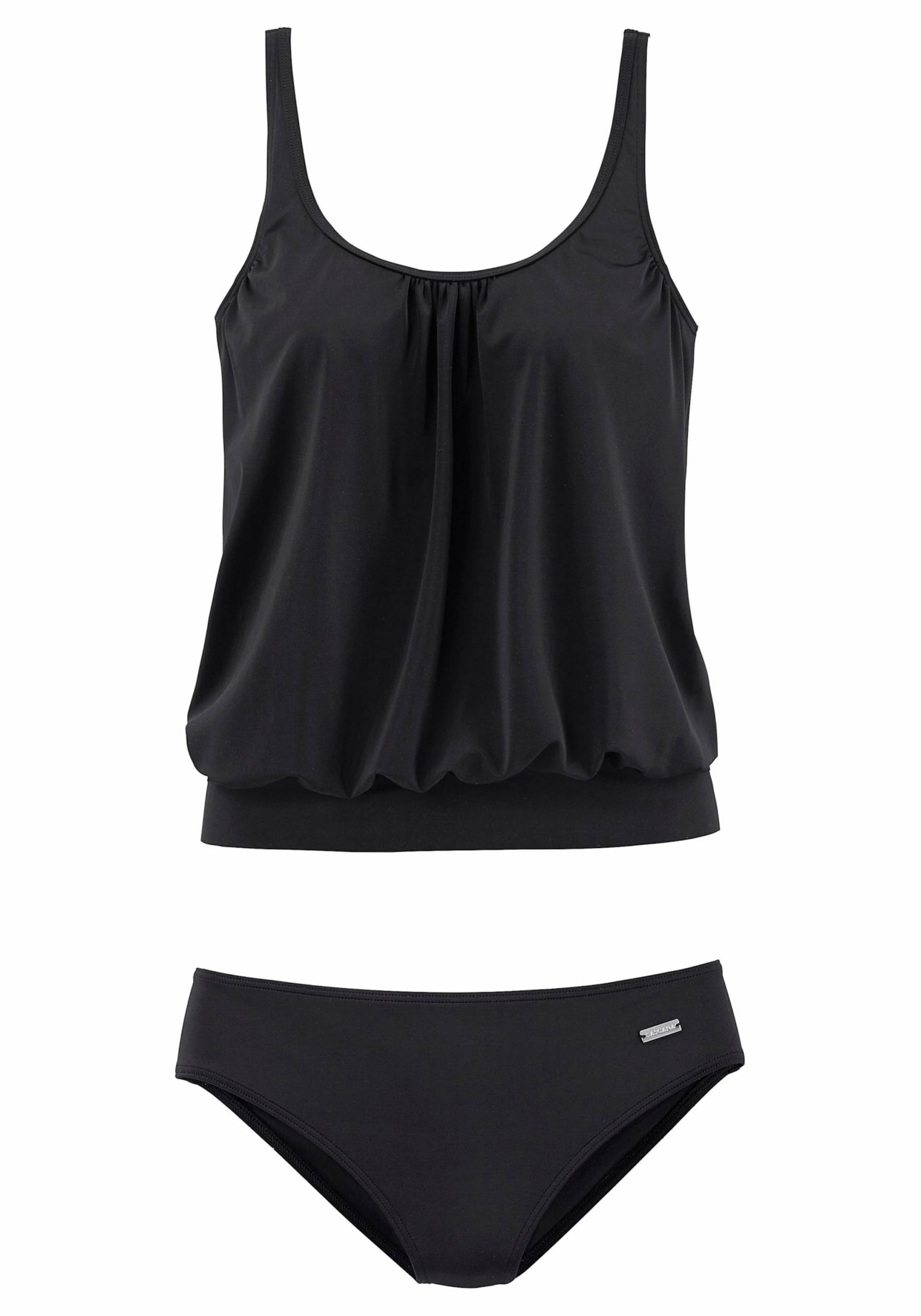 Oversize-Tankini in schwarz von LASCANA