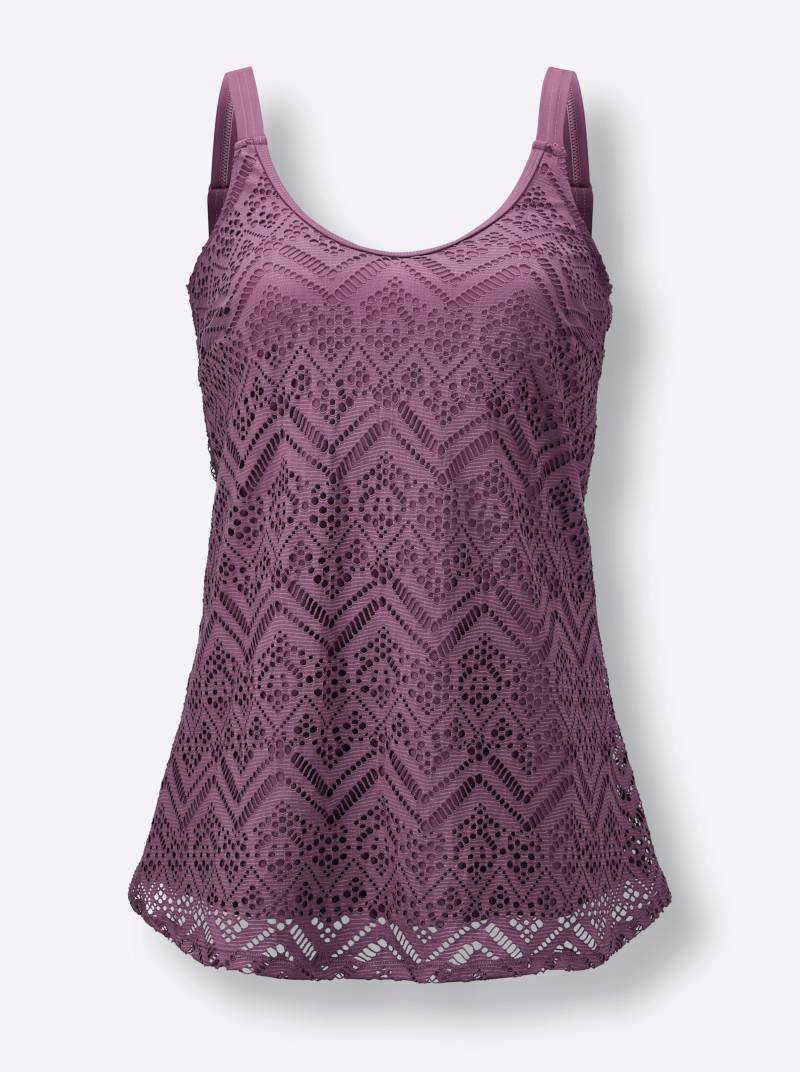 Oversized-Tankini-Top in violett von feel good