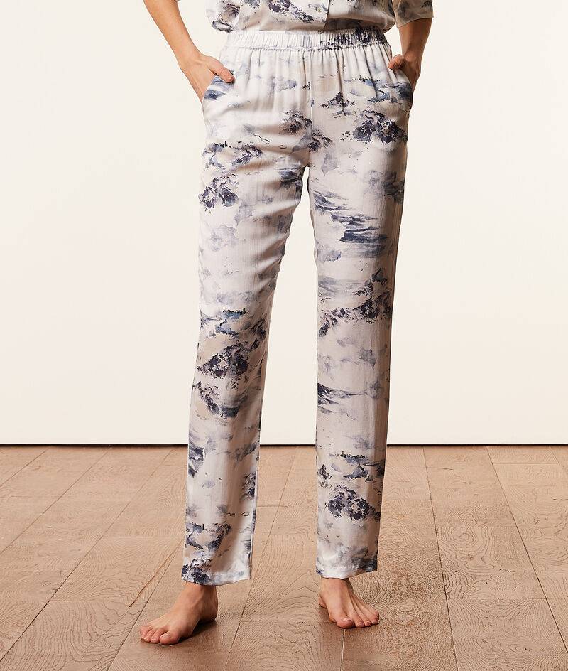 Pyjamahose mit print   