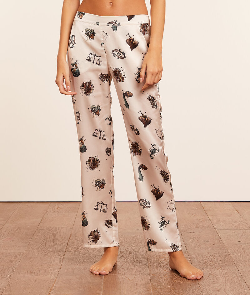 Pyjamahose mit print