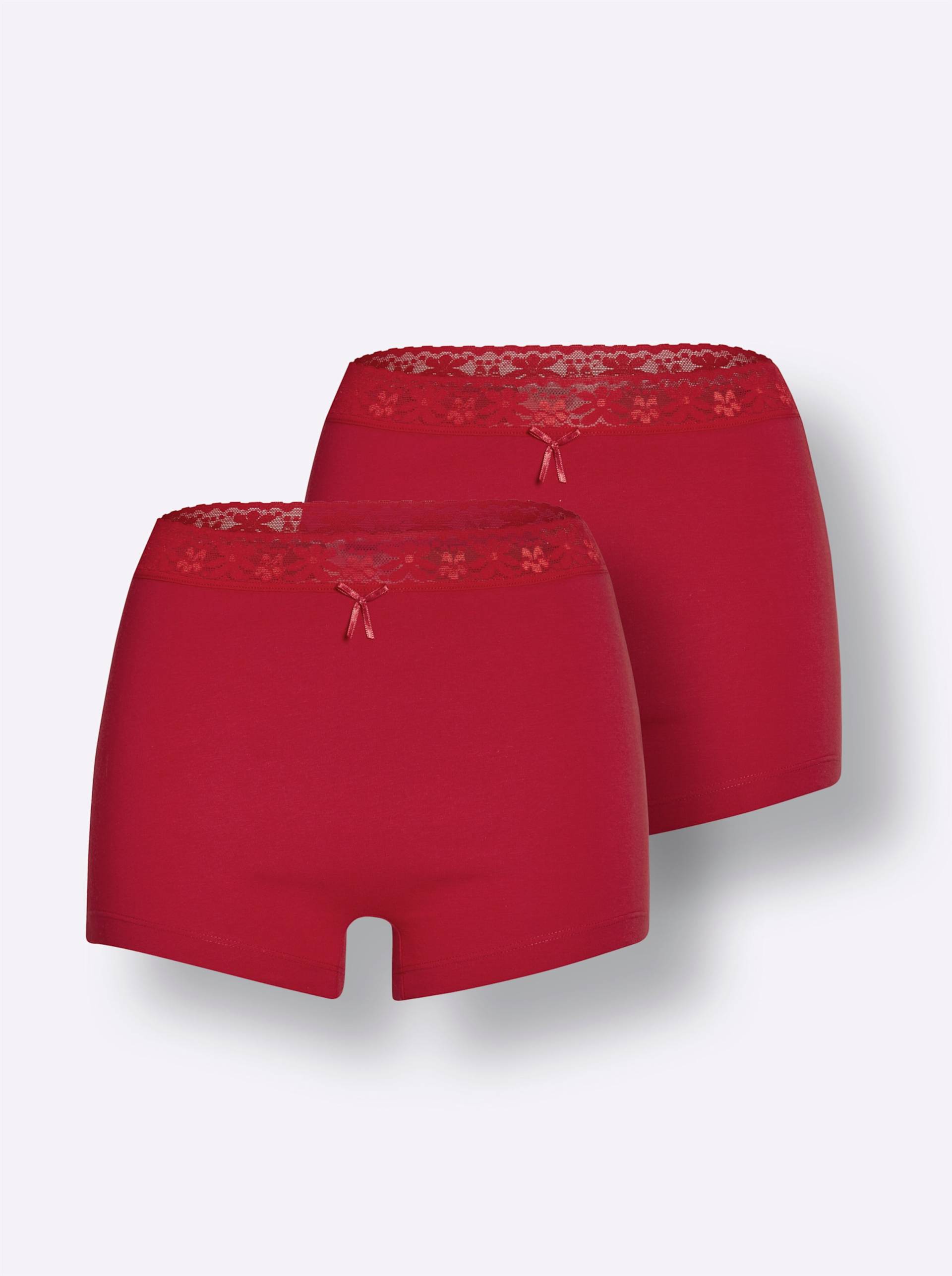 Panty in rot von wäschepur