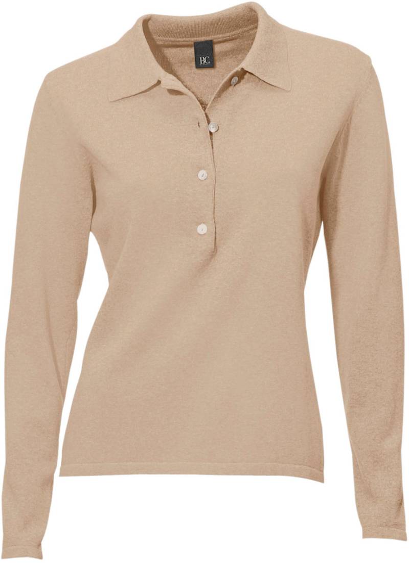 Polopullover in beige von heine