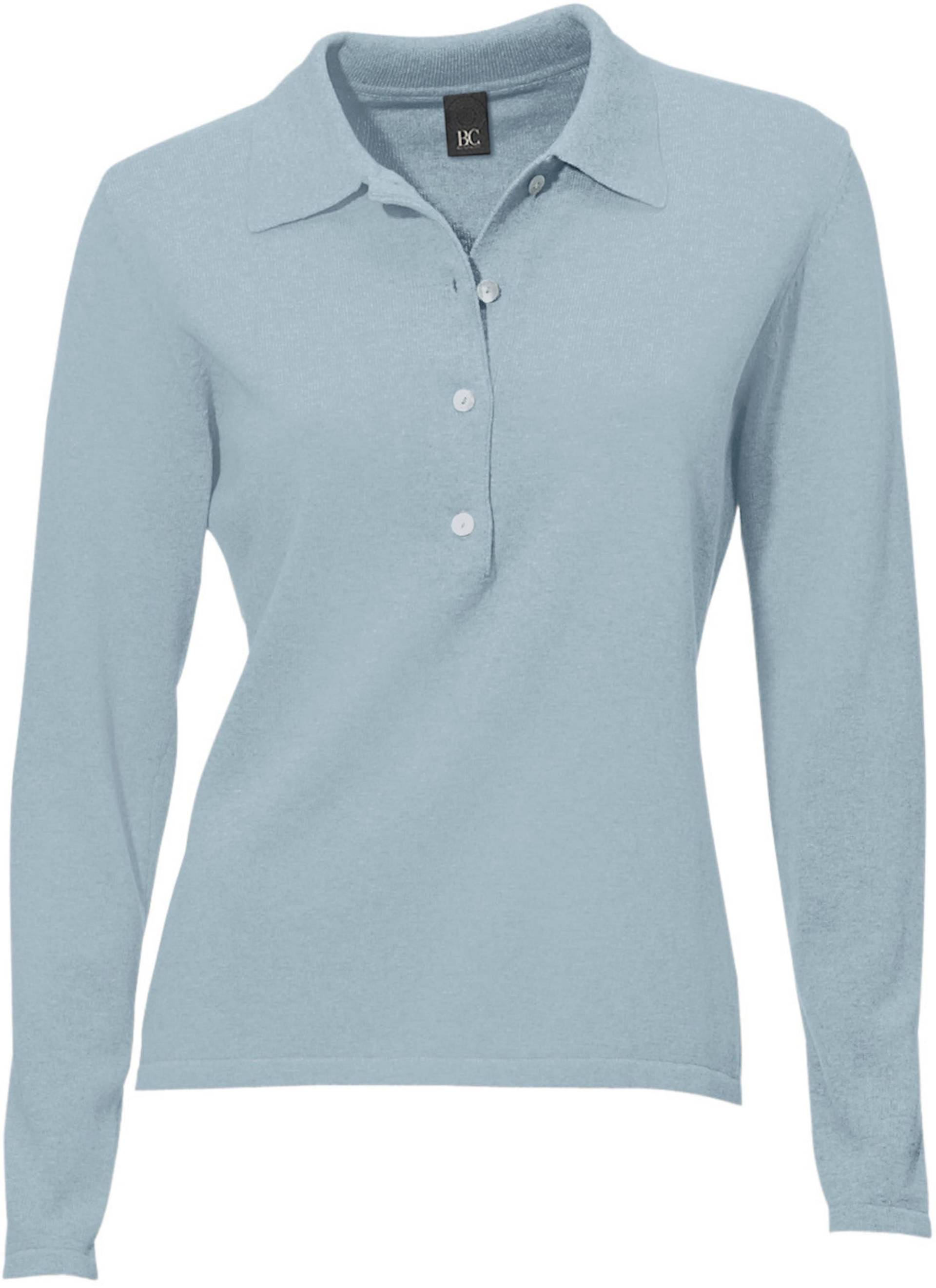 Polopullover in bleu von heine