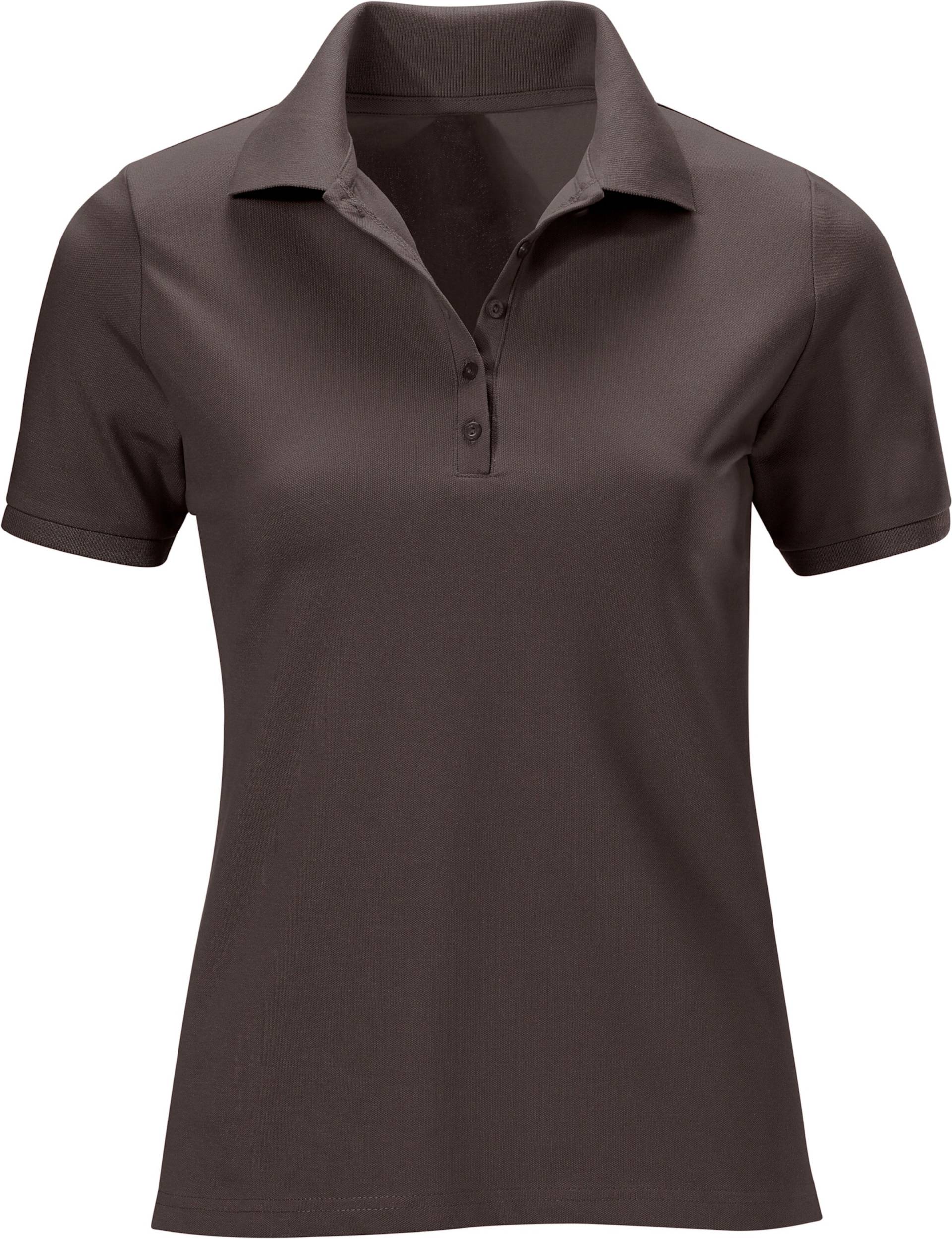 Poloshirt in braun von heine