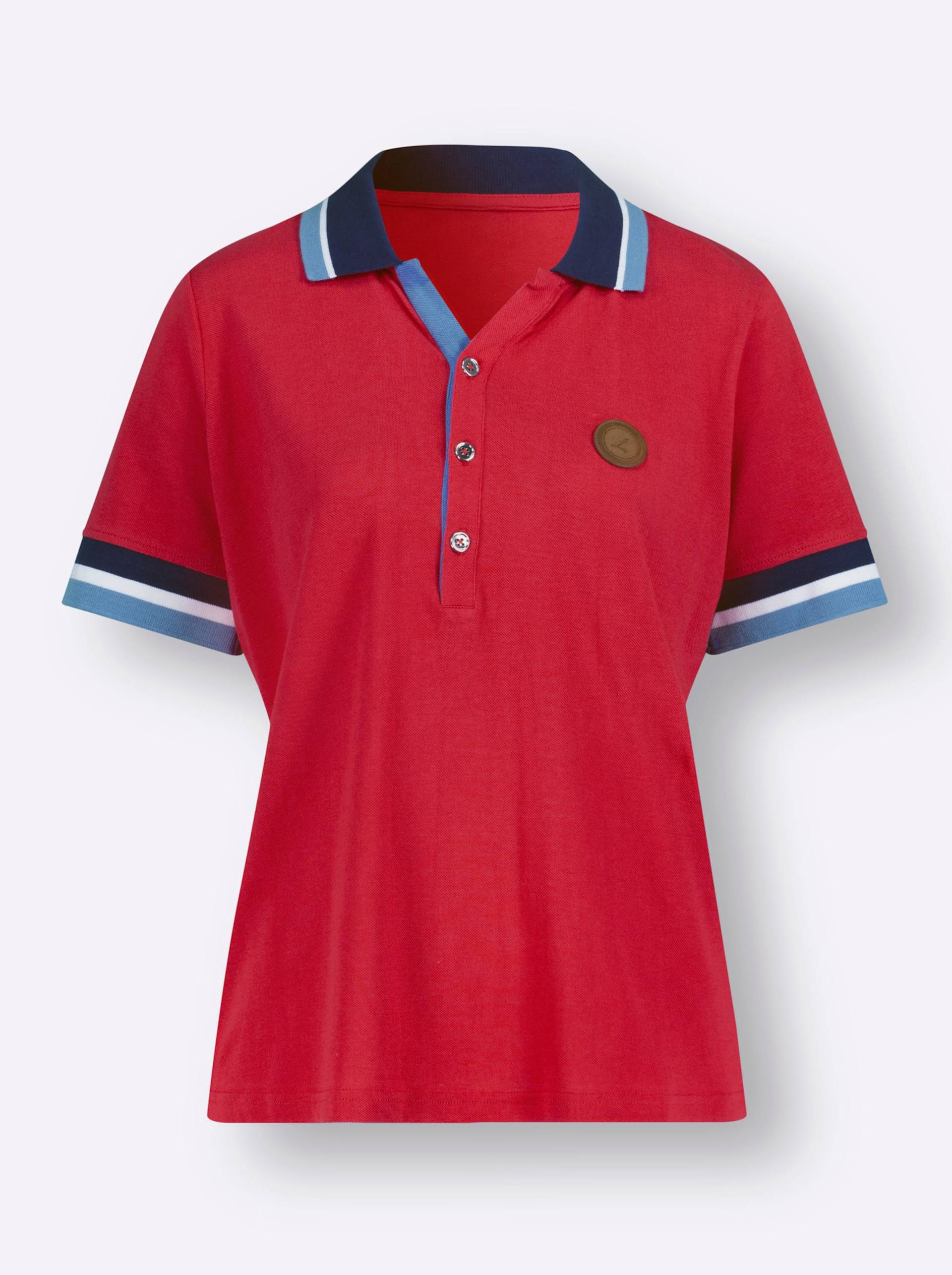 Poloshirt in erdbeere von heine