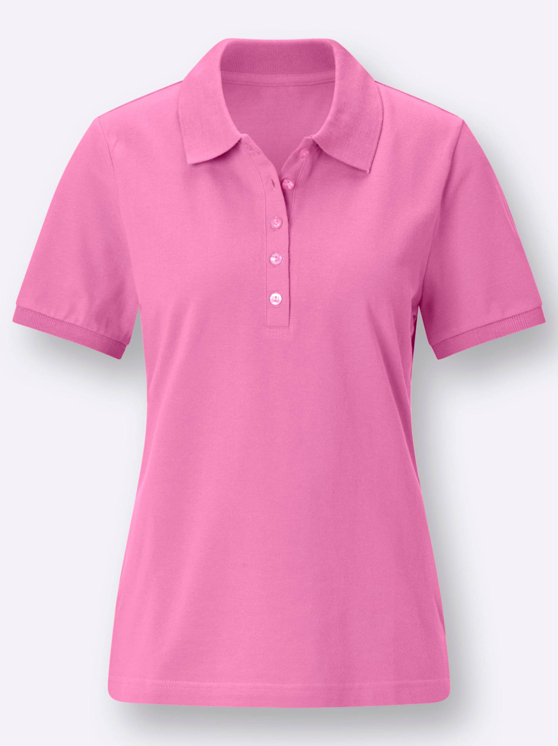 Poloshirt in pink von heine