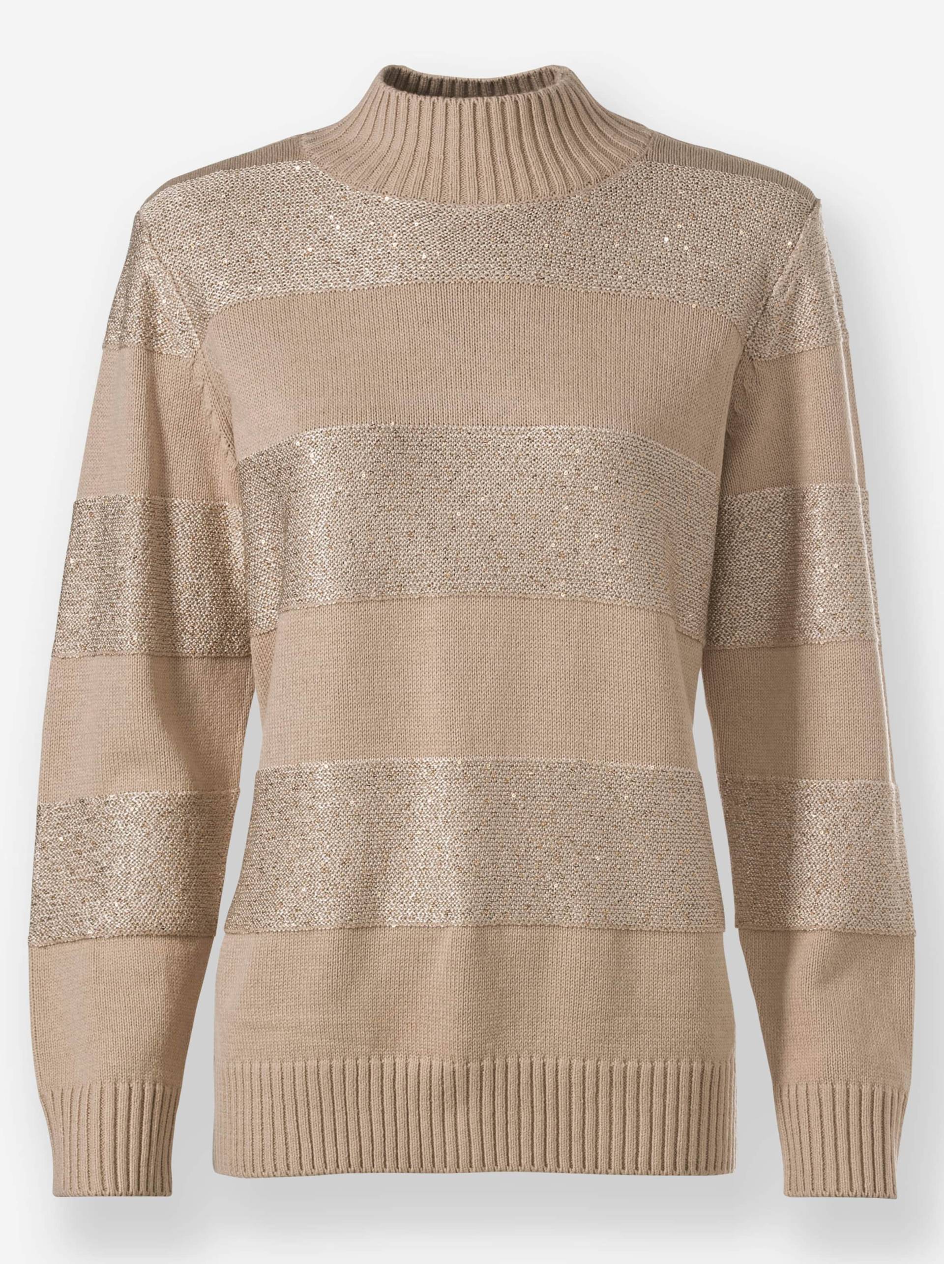 Pullover in beige von heine