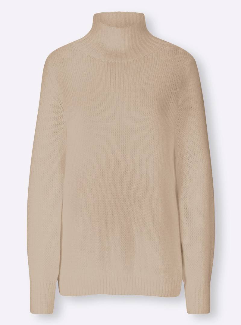 Pullover in beige von heine