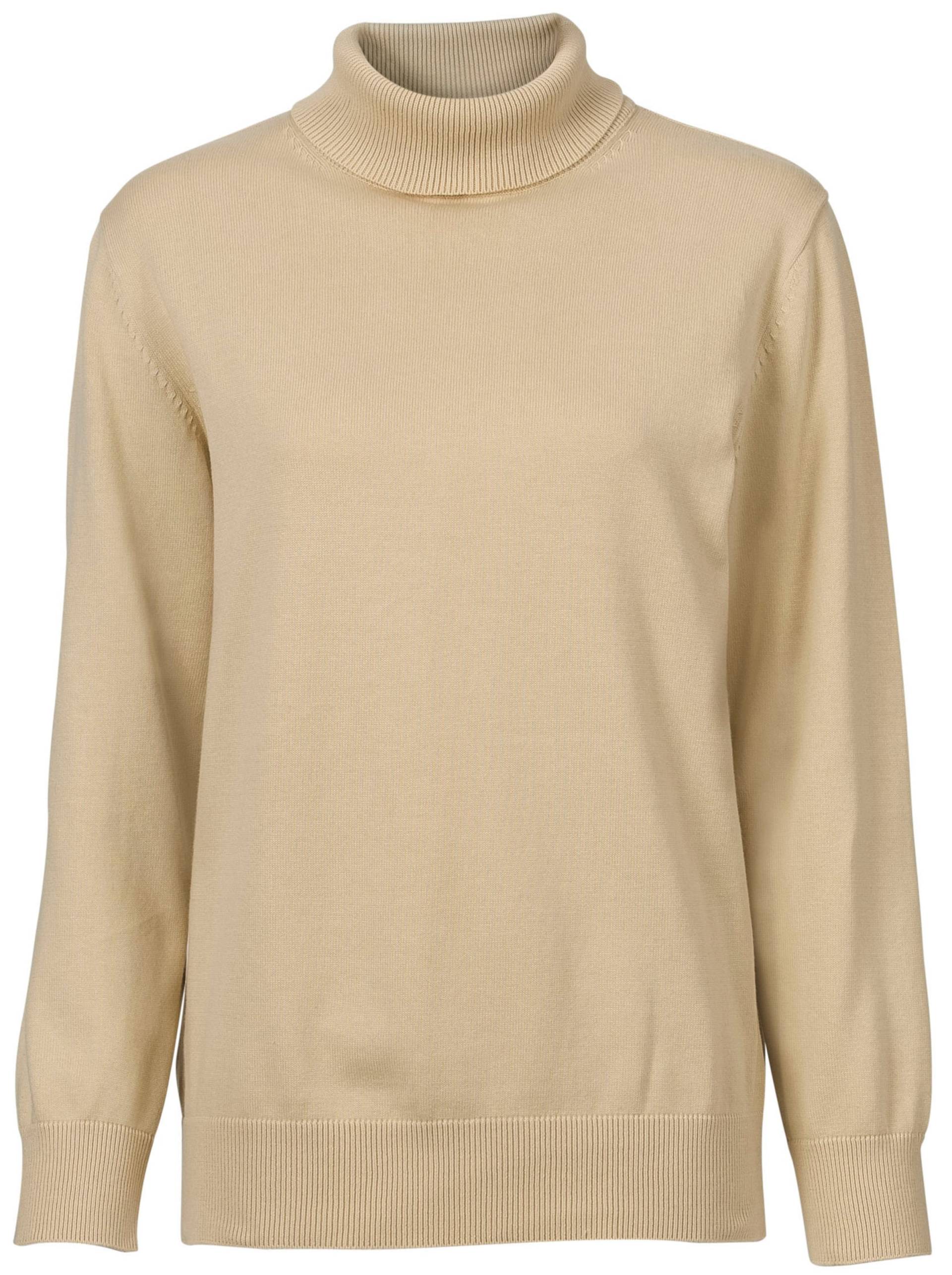 Rollkragenpullover in beige von heine