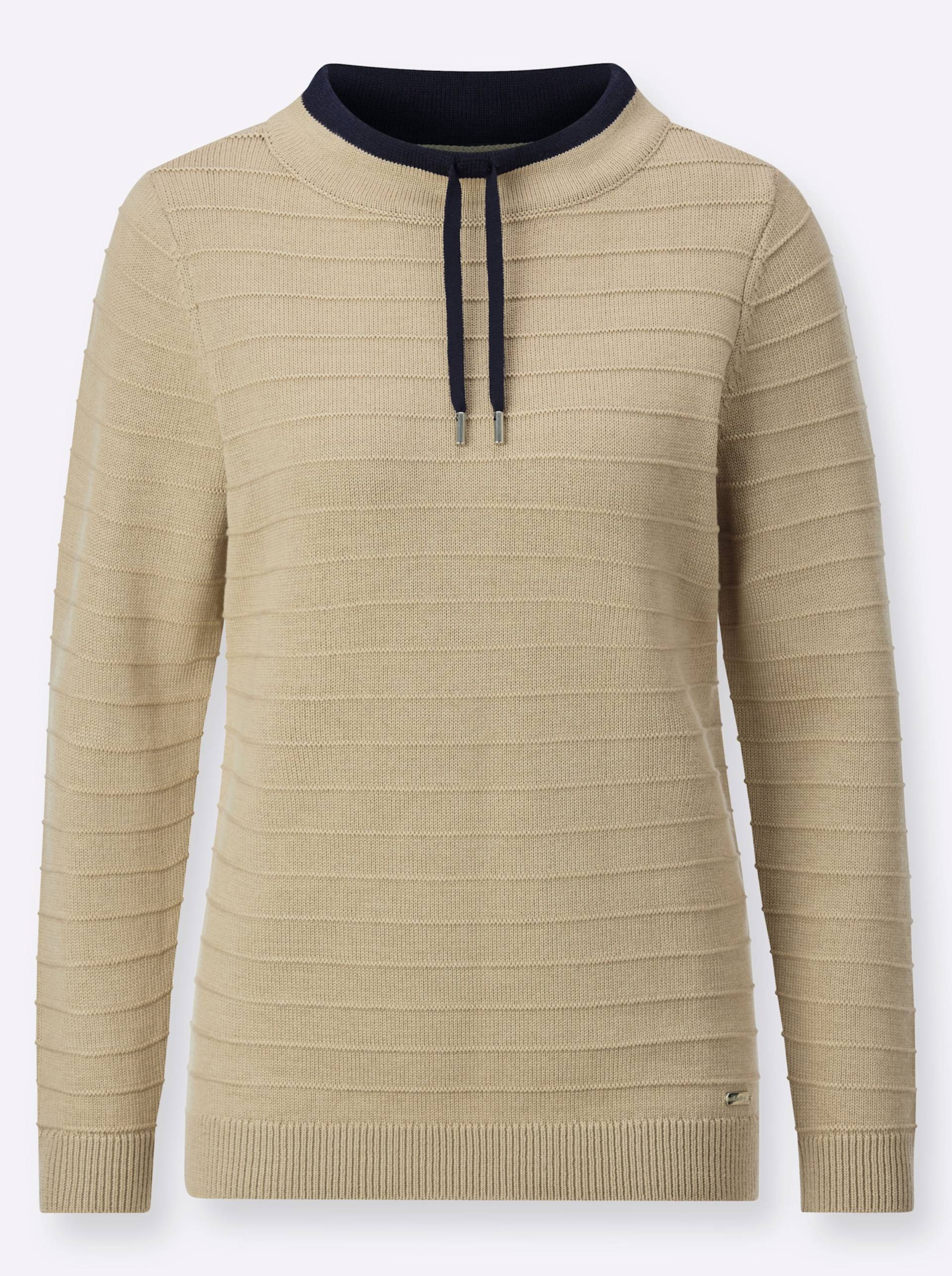 Pullover in beige von heine