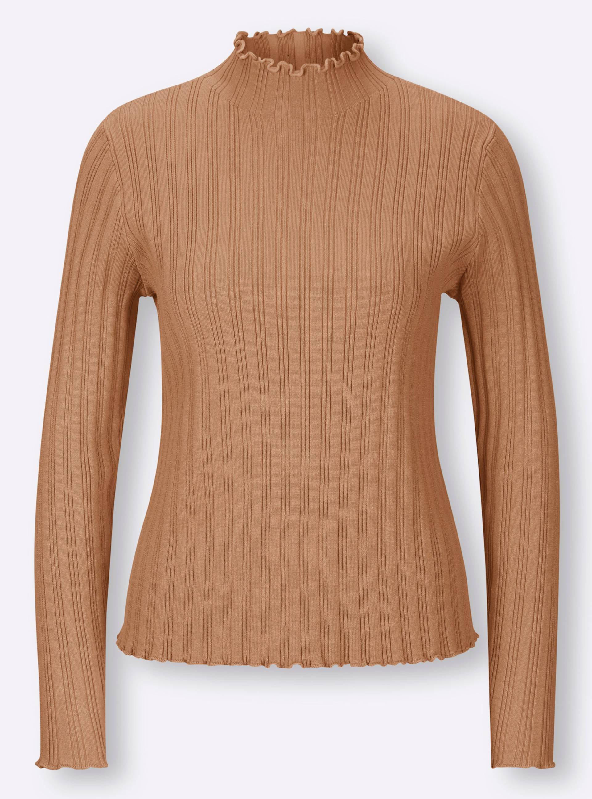 Pullover in camel von heine