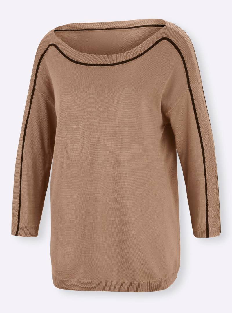 Pullover in camel von heine