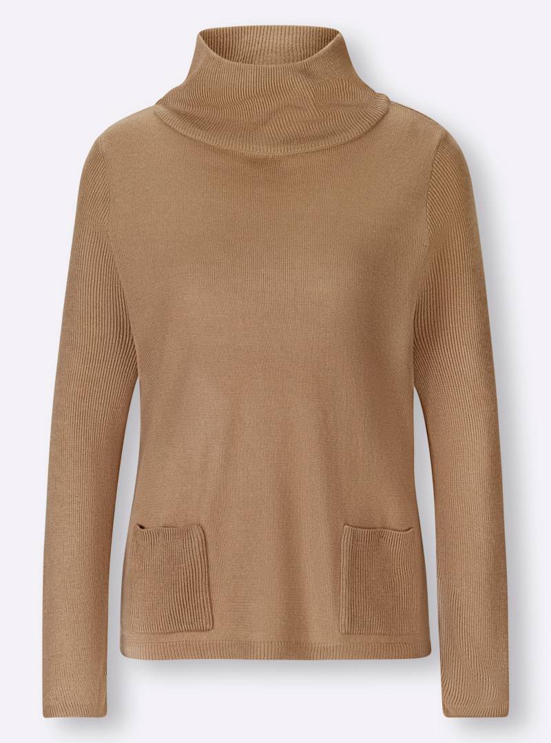 Pullover in camel von heine