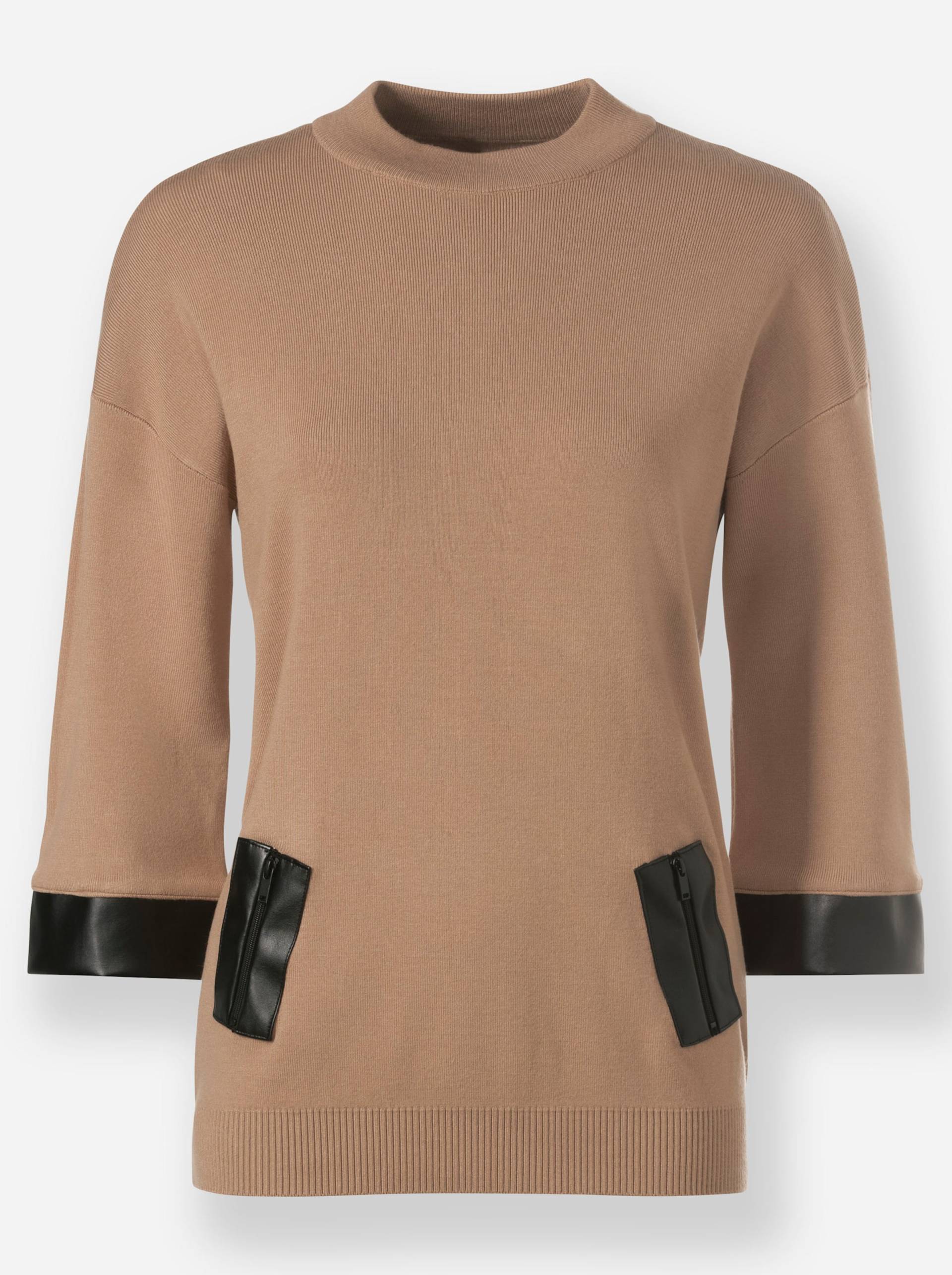 Pullover in camel von heine