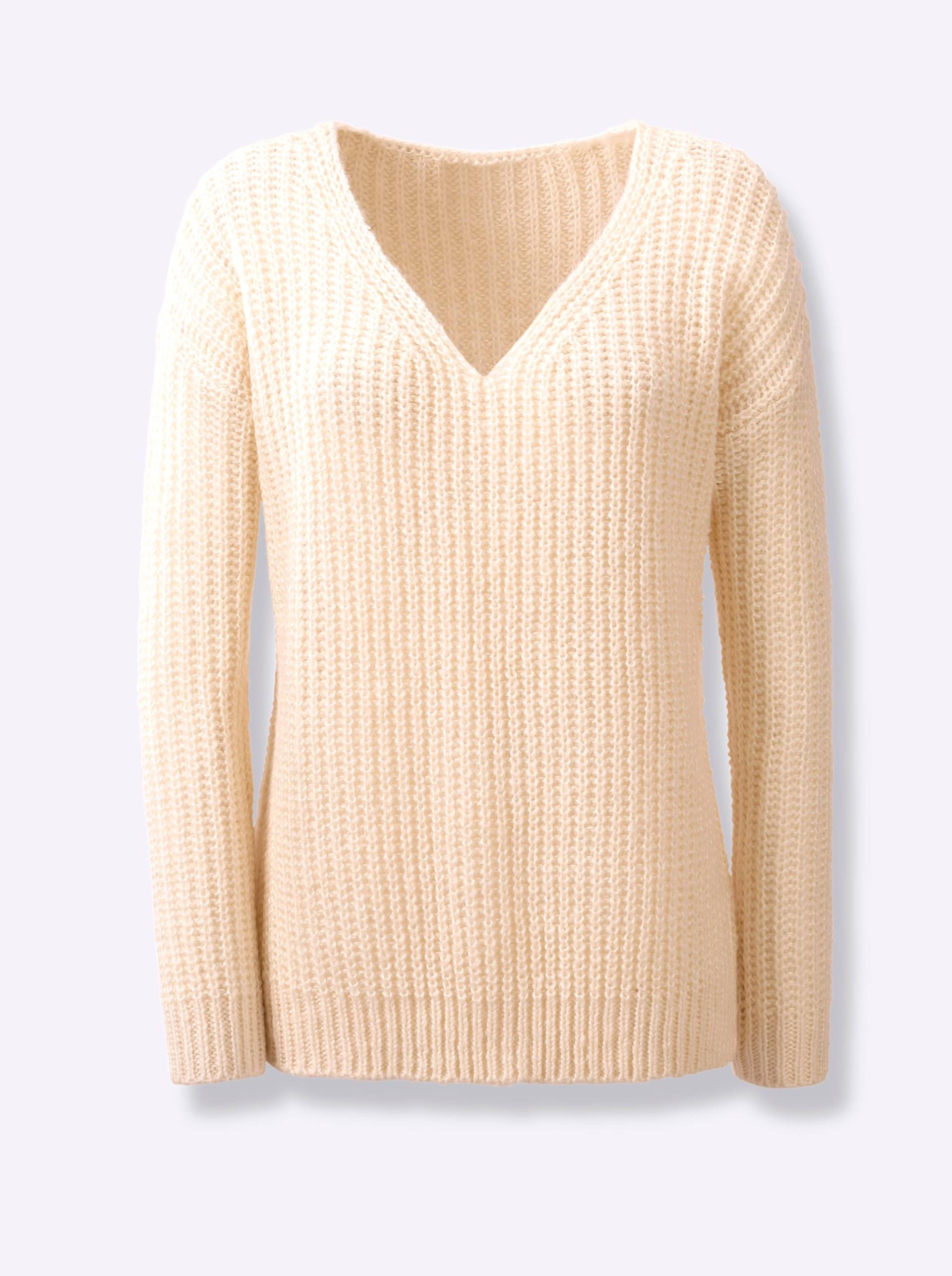 Pullover in champagner von heine