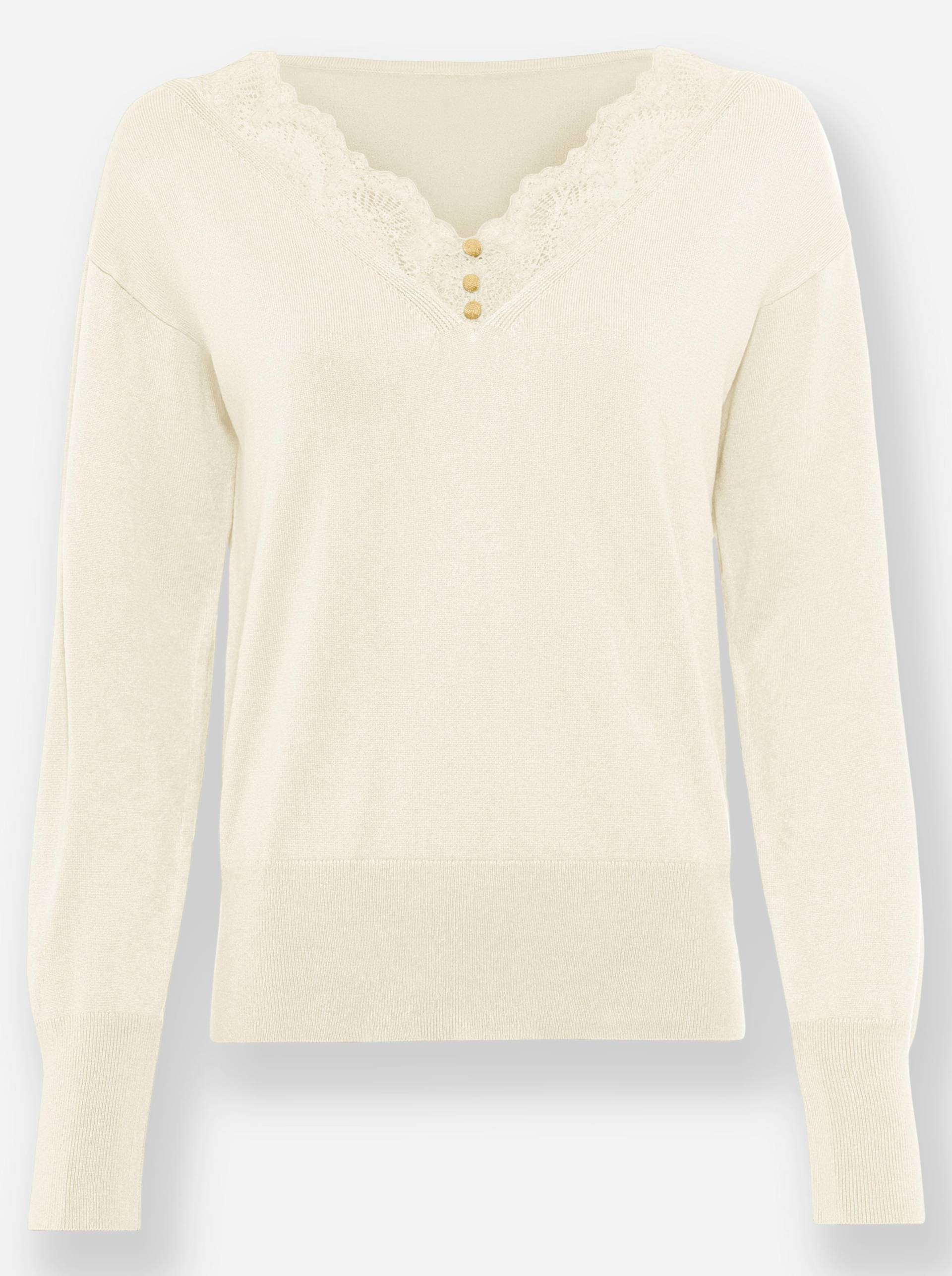 Pullover in champagner von heine