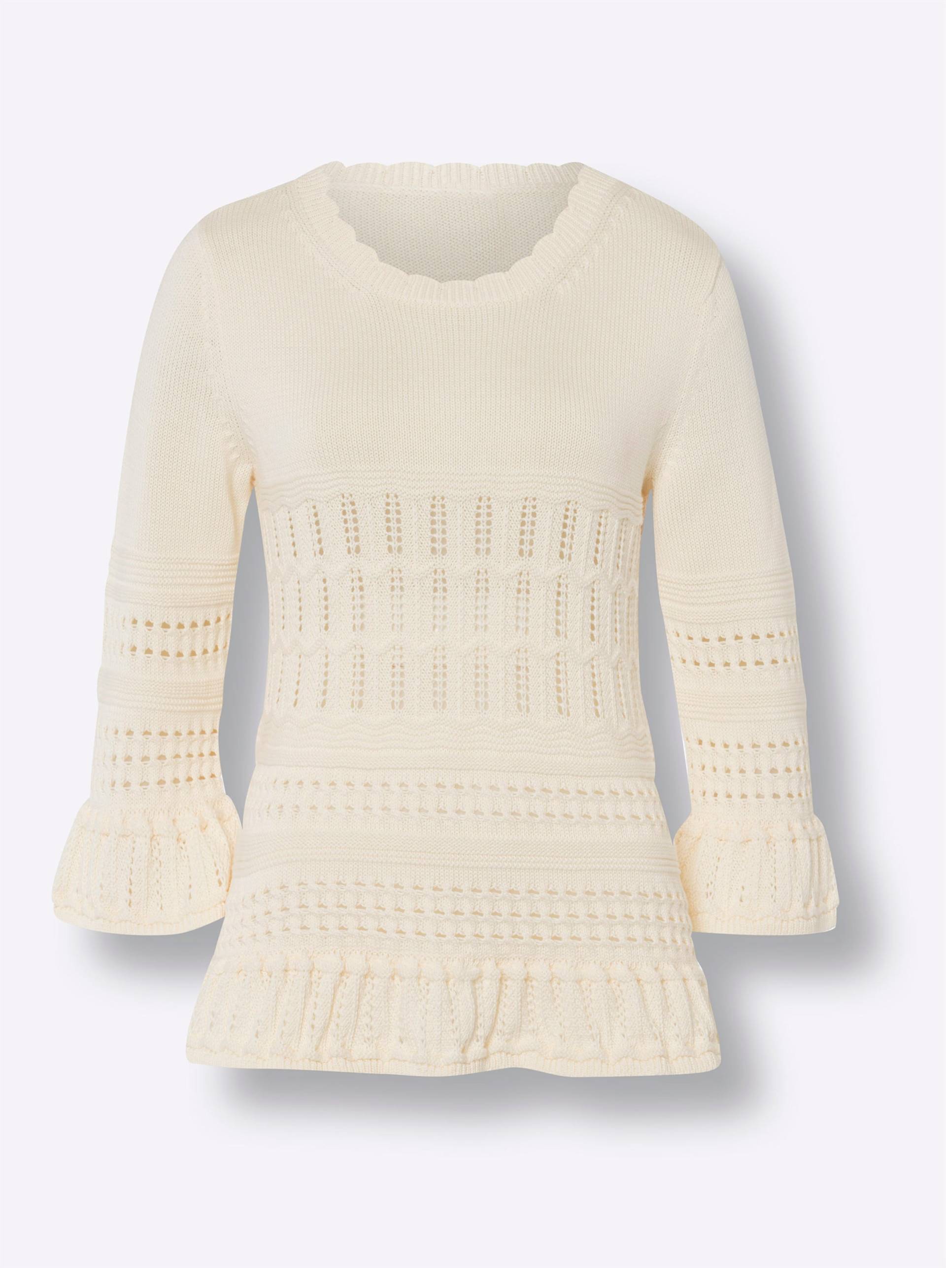 Pullover in champagner von heine