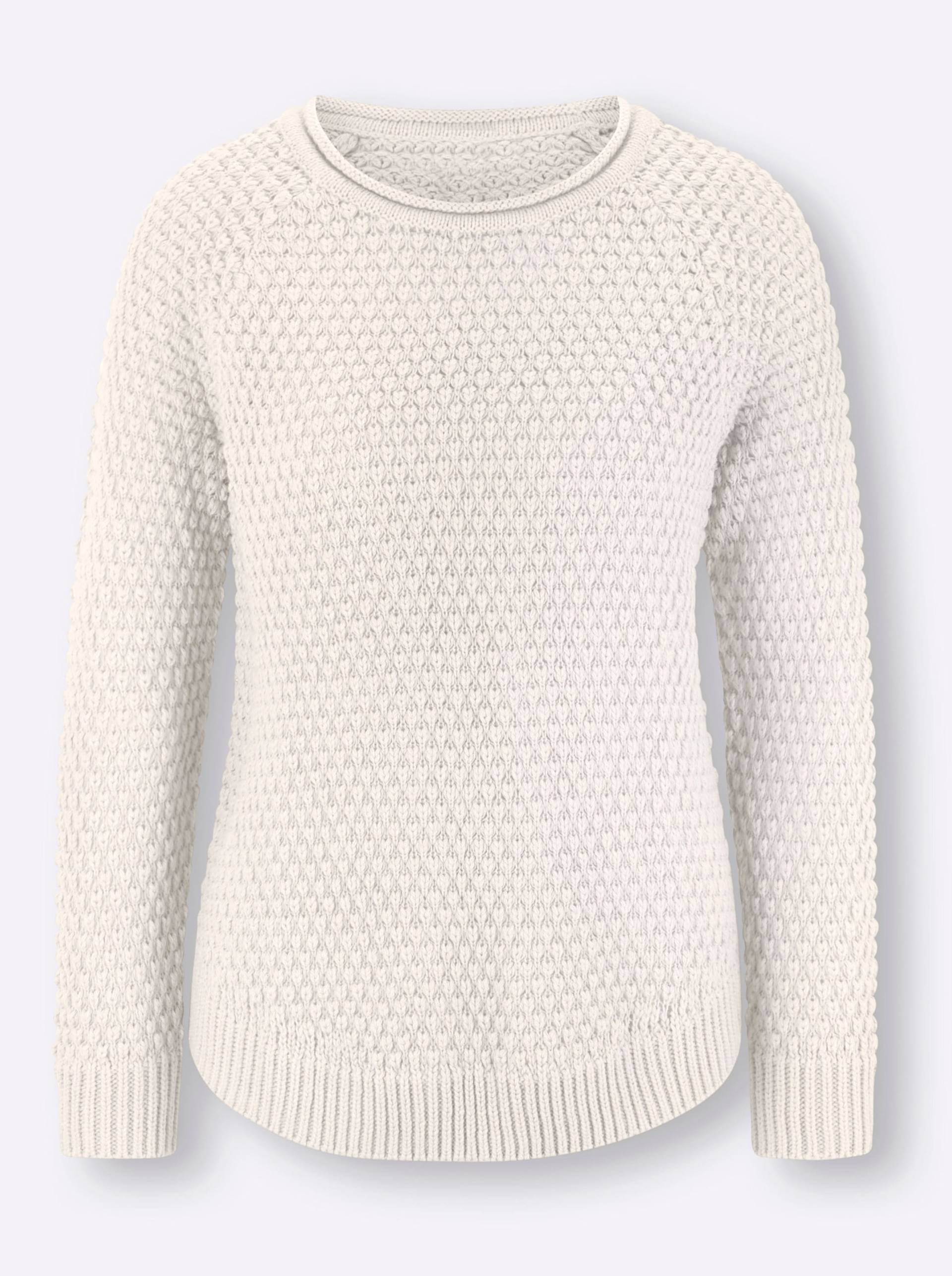 Pullover in ecru von heine