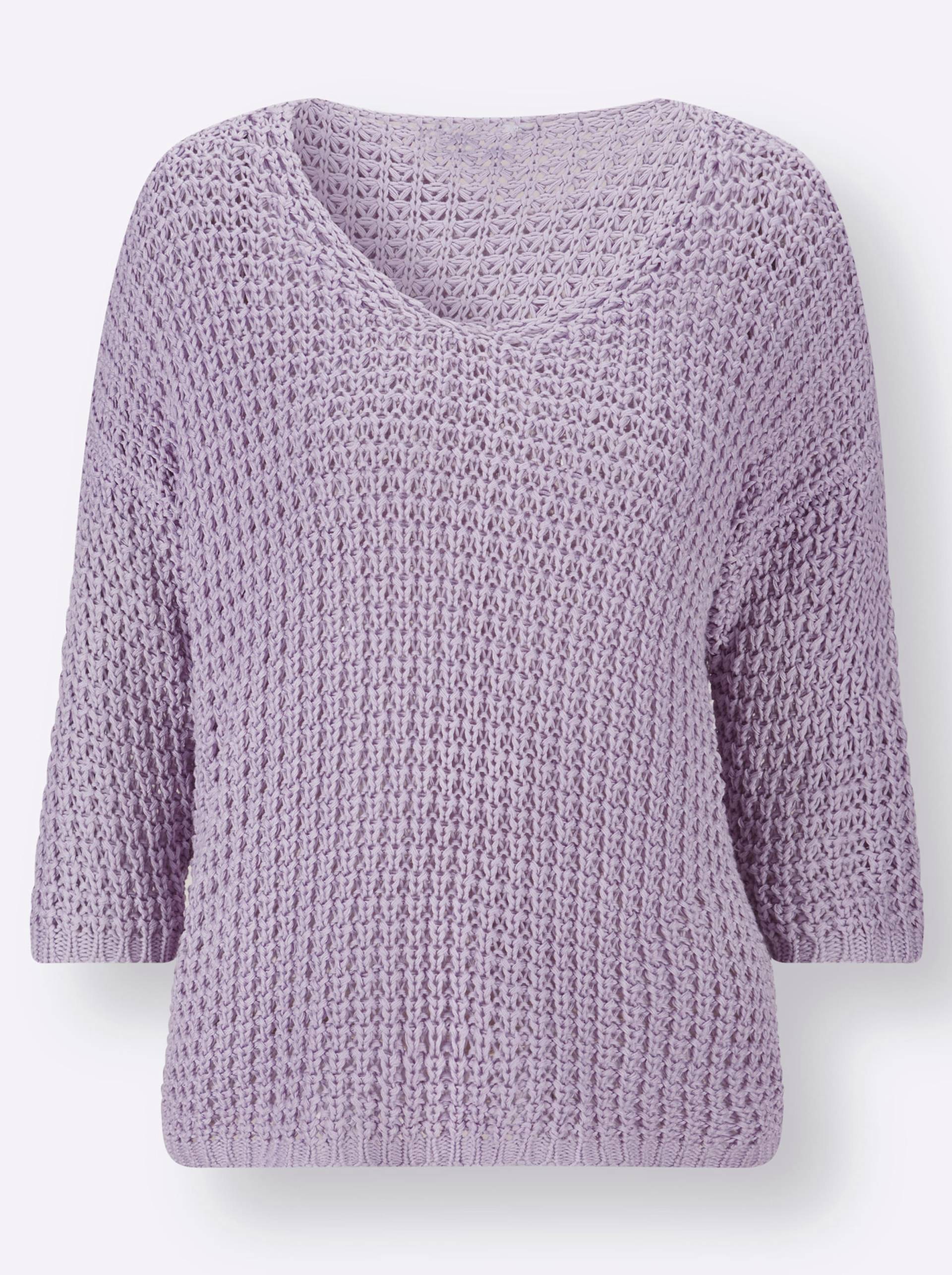 Pullover in flieder von heine