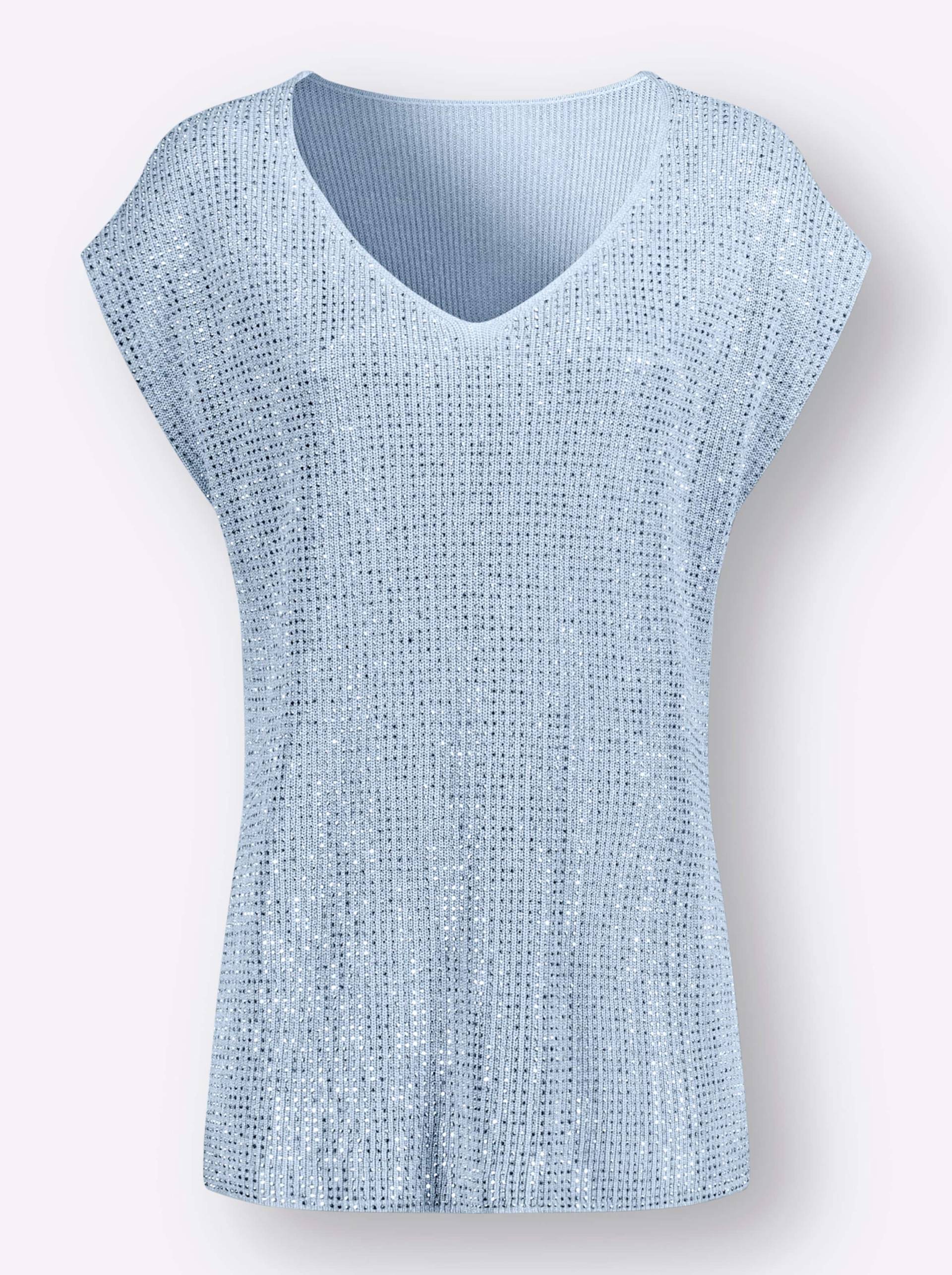 Pullover in hellblau von heine