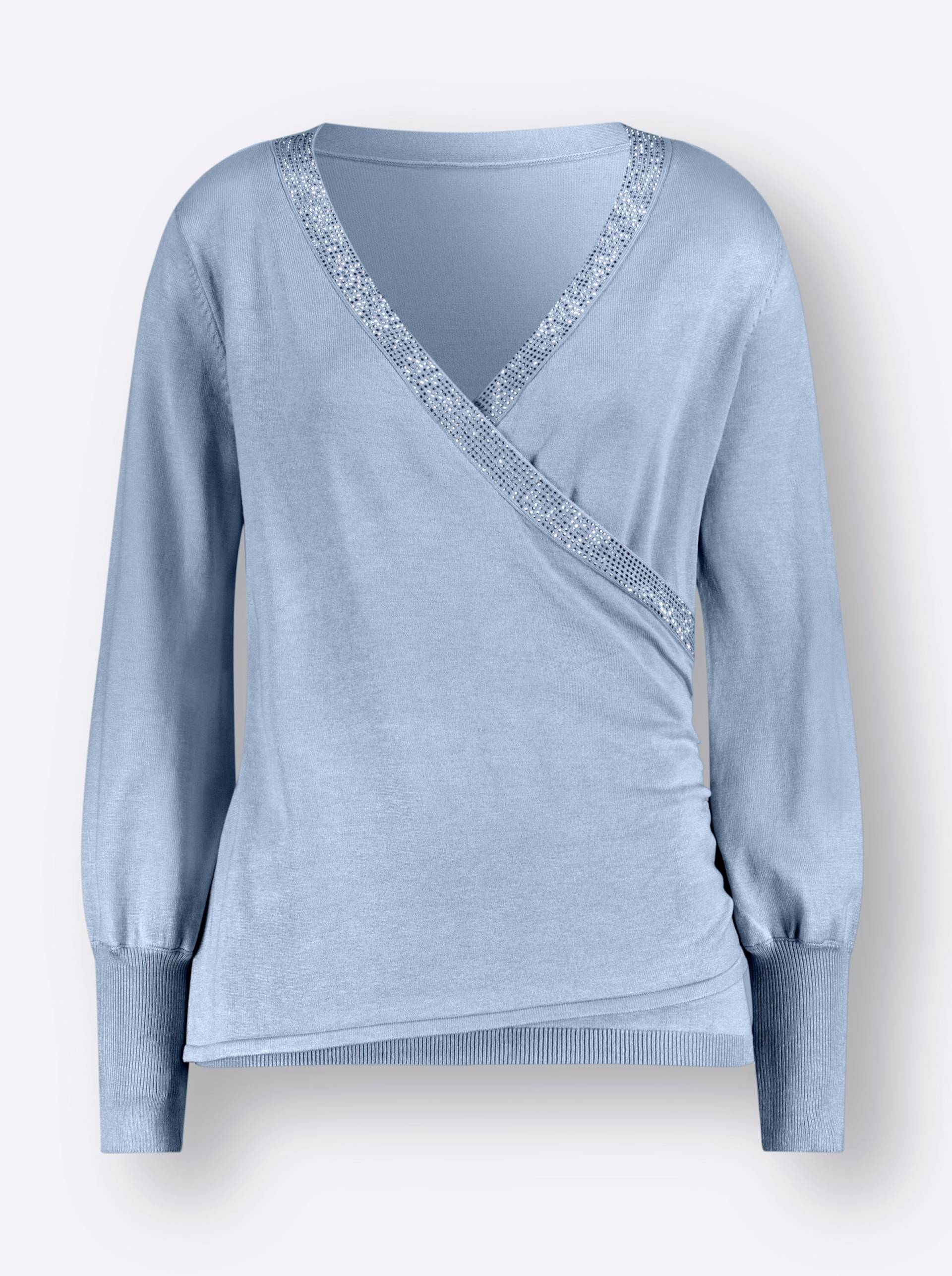 Pullover in hellblau von heine