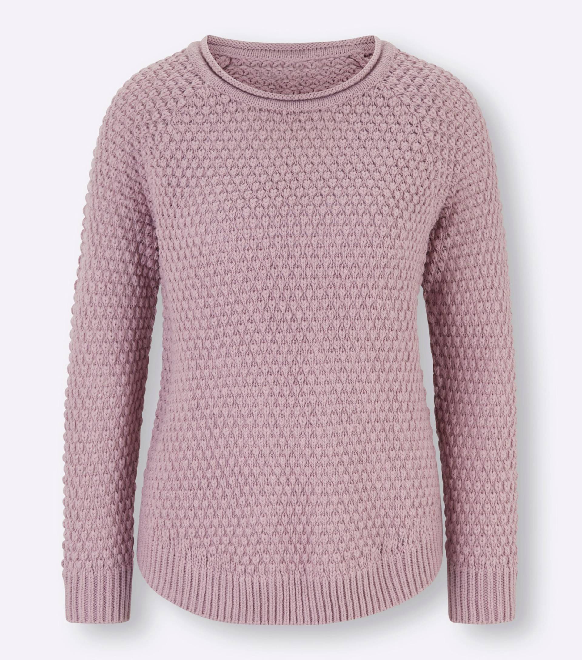 Pullover in mauve von heine